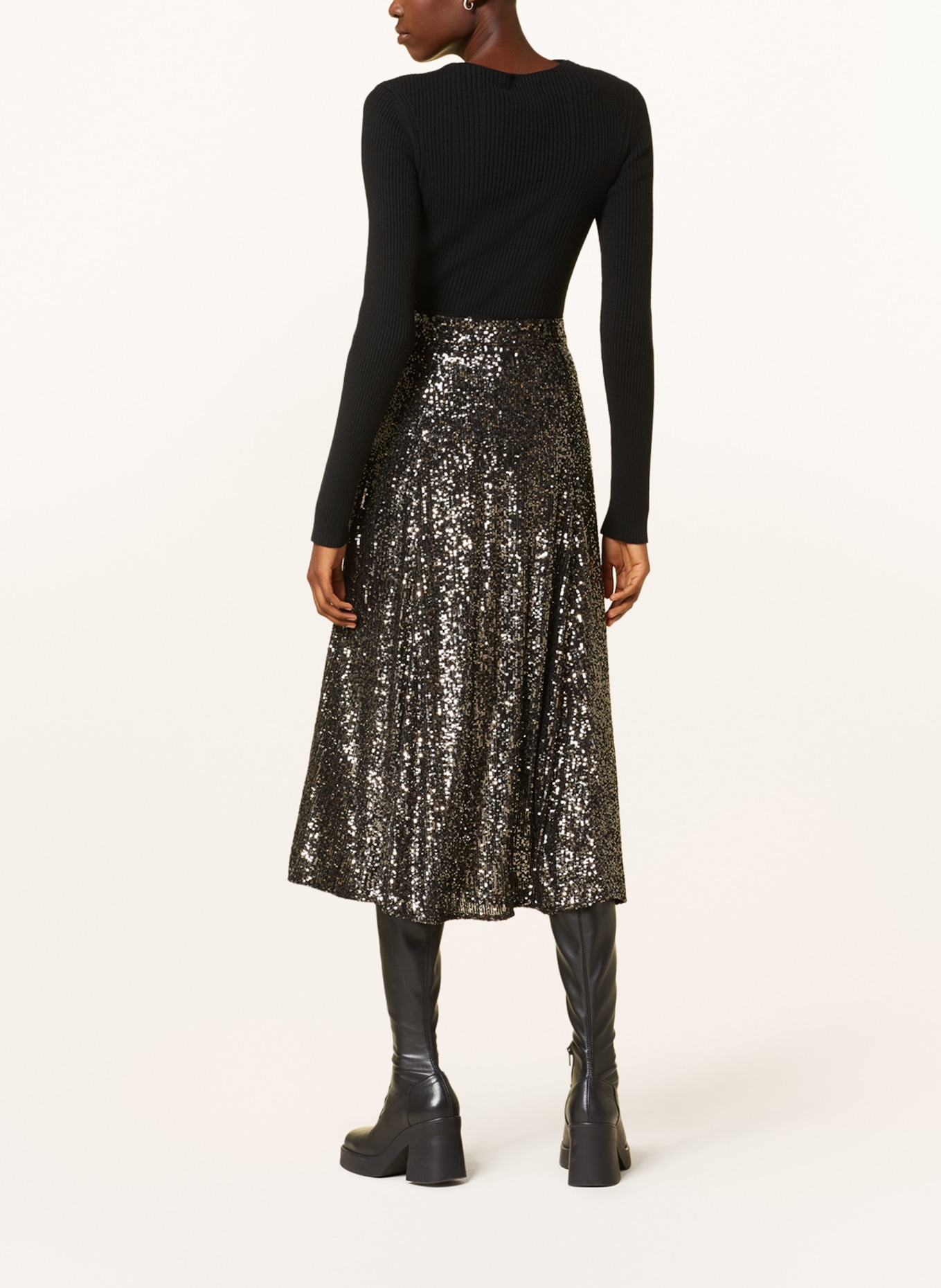 MRS & HUGS Skirt with sequins, Color: GRAY (Image 3)