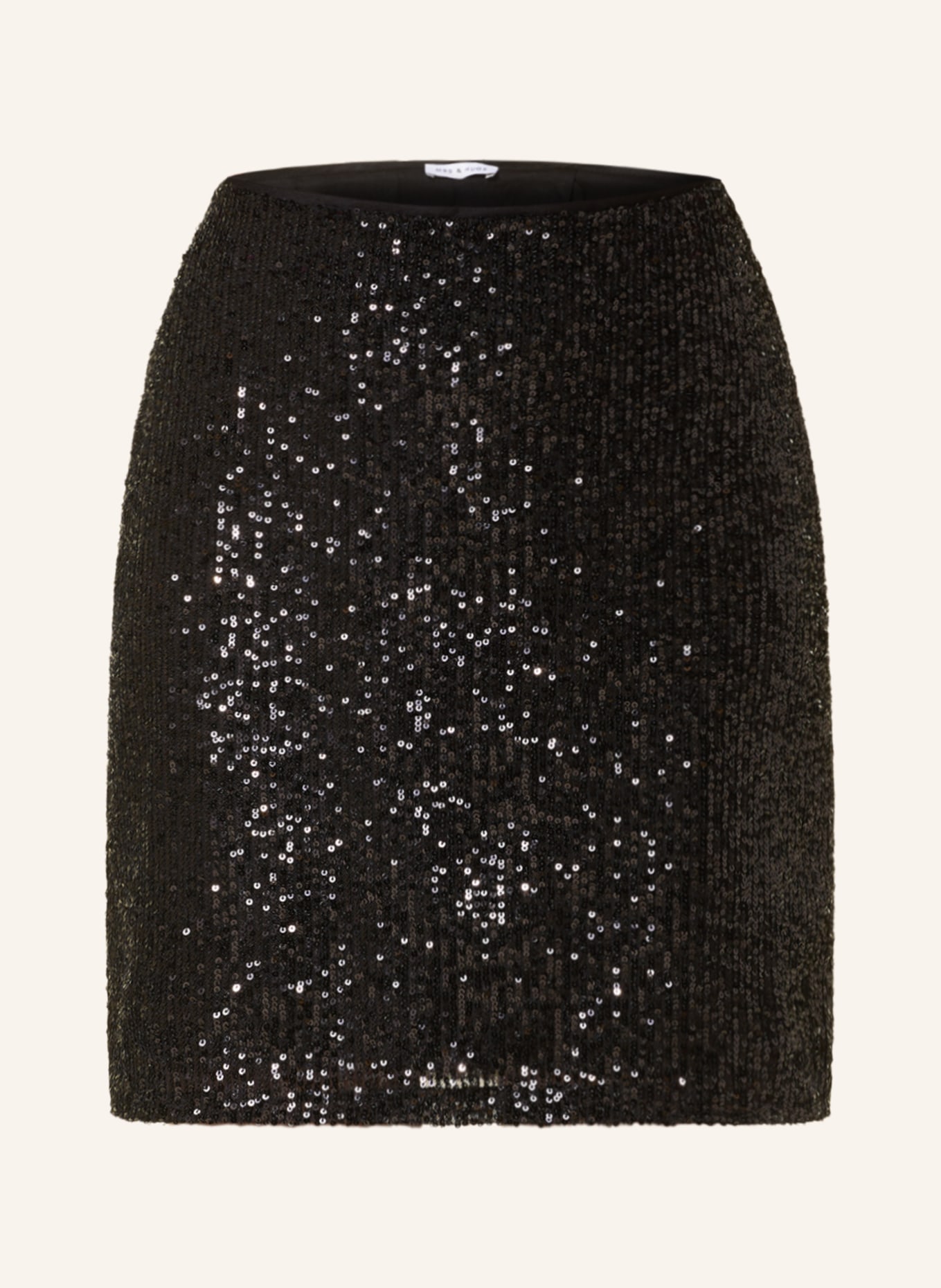 MRS & HUGS Spódnica z cekinami, Kolor: CZARNY (Obrazek 1)