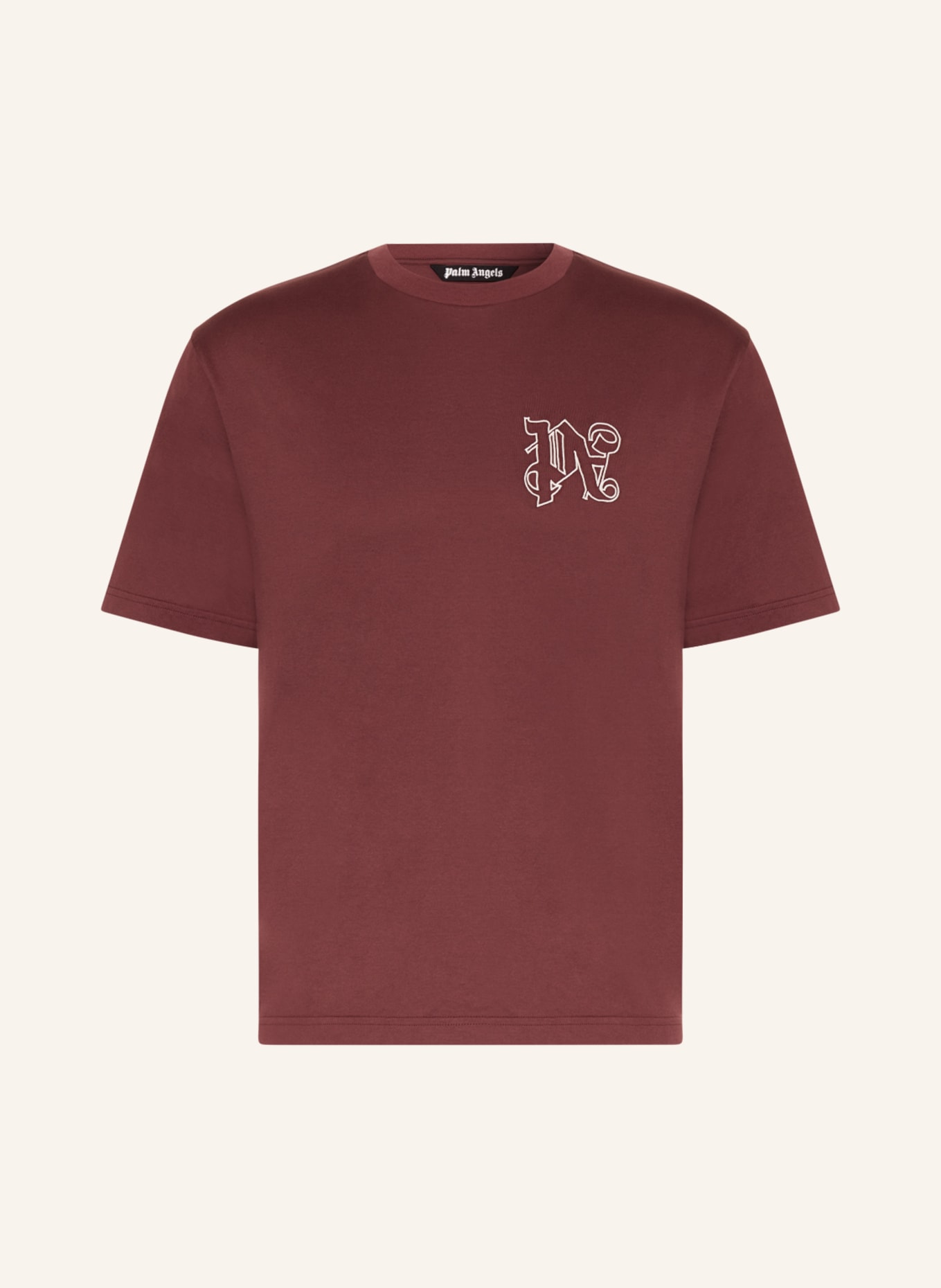 Palm Angels T-Shirt, Farbe: DUNKELROT (Bild 1)