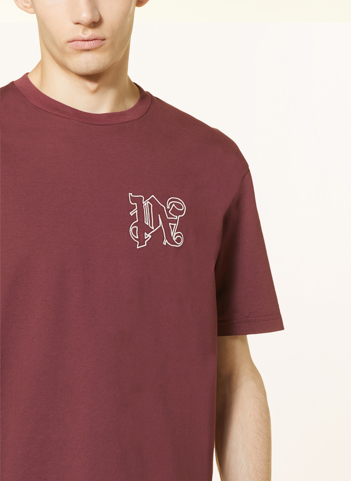 Palm Angels T-Shirt, Farbe: DUNKELROT (Bild 4)