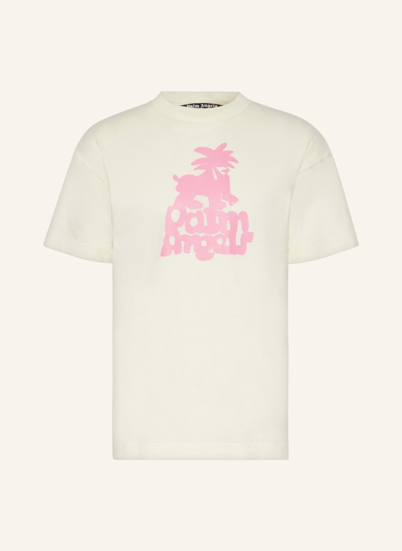 Palm Angels T-shirt, Color: LIGHT YELLOW (Image 1)