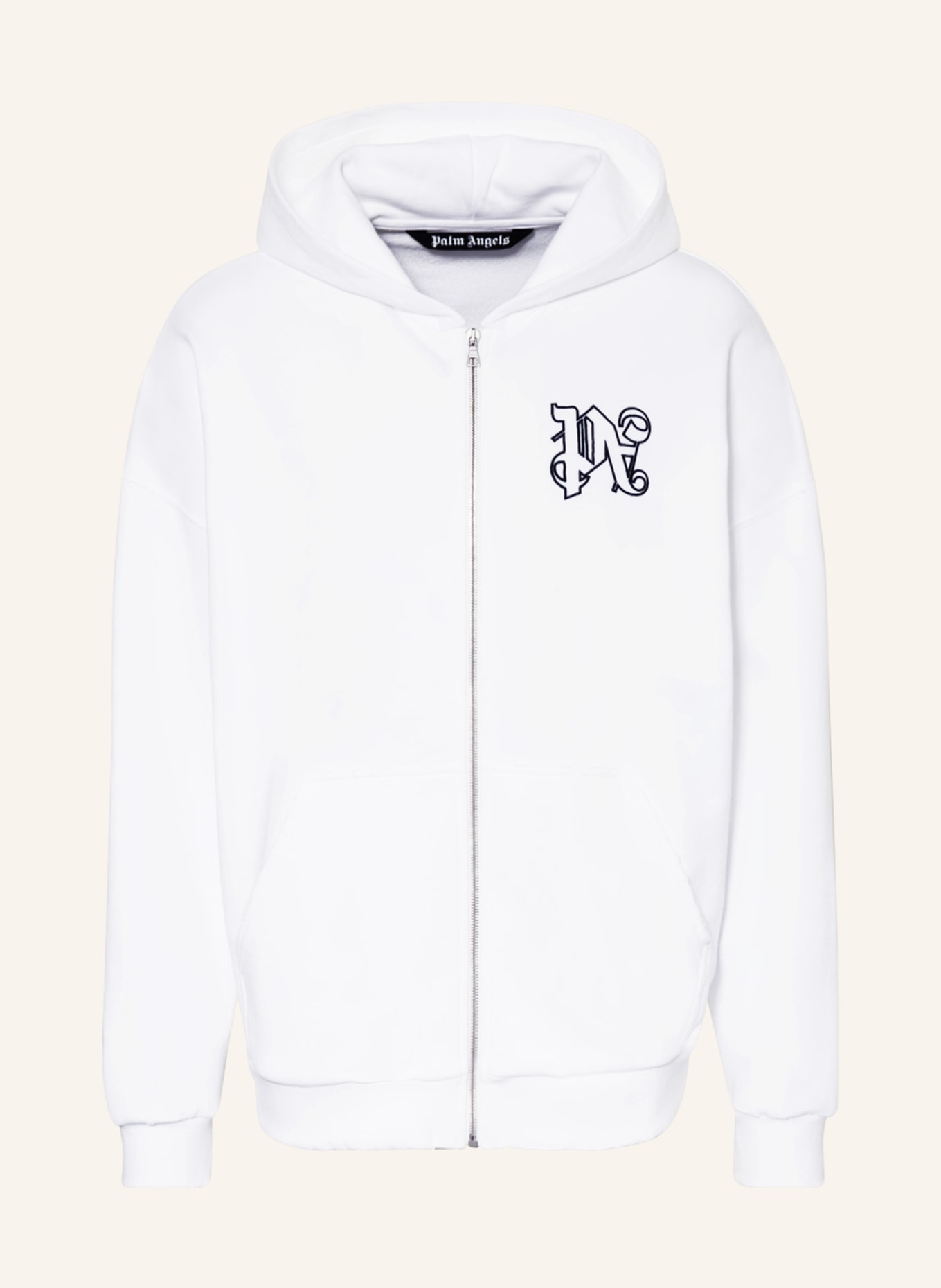Palm Angels Sweat jacket, Color: WHITE (Image 1)