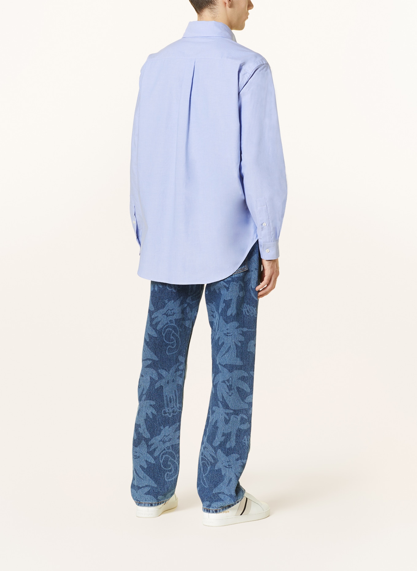 Palm Angels Shirt comfort fit, Color: LIGHT BLUE (Image 3)