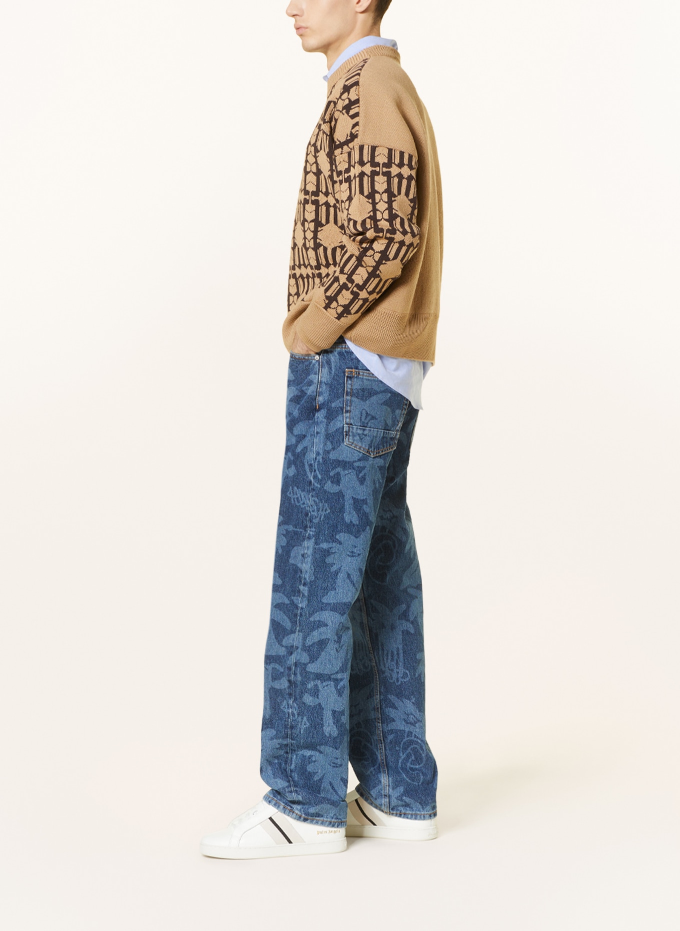 Louis Vuitton X Supreme Camouflage Monogram Jacquard Regular Fit Jeans XL
