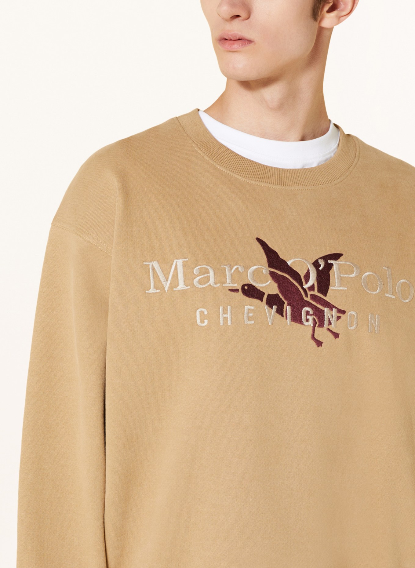 Marc O'Polo Sweatshirt, Color: LIGHT BROWN (Image 4)