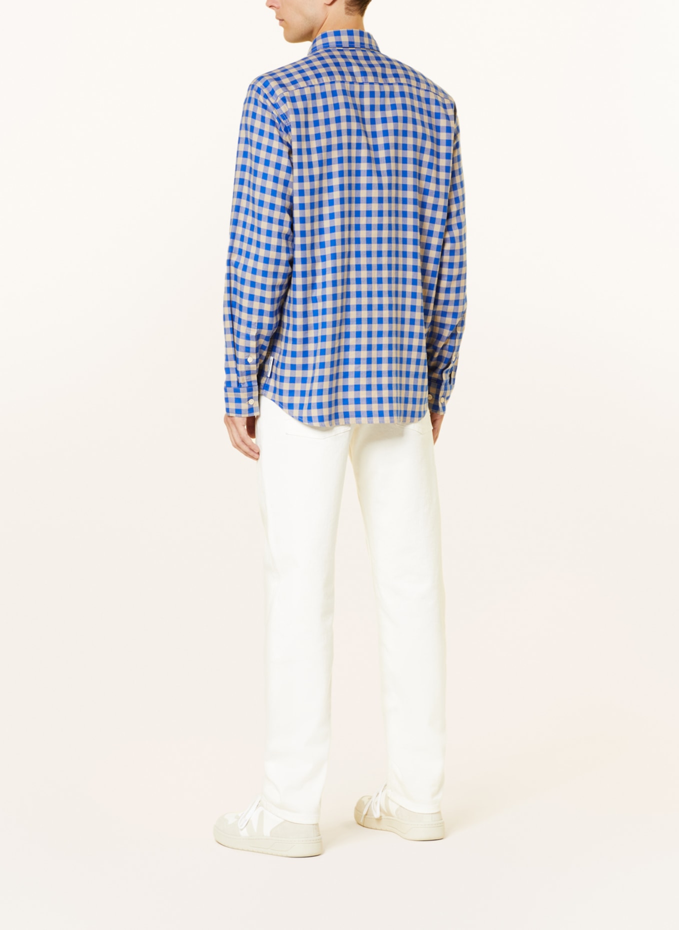 Marc O'Polo Hemd Regular Fit, Farbe: BLAU/ CREME (Bild 3)