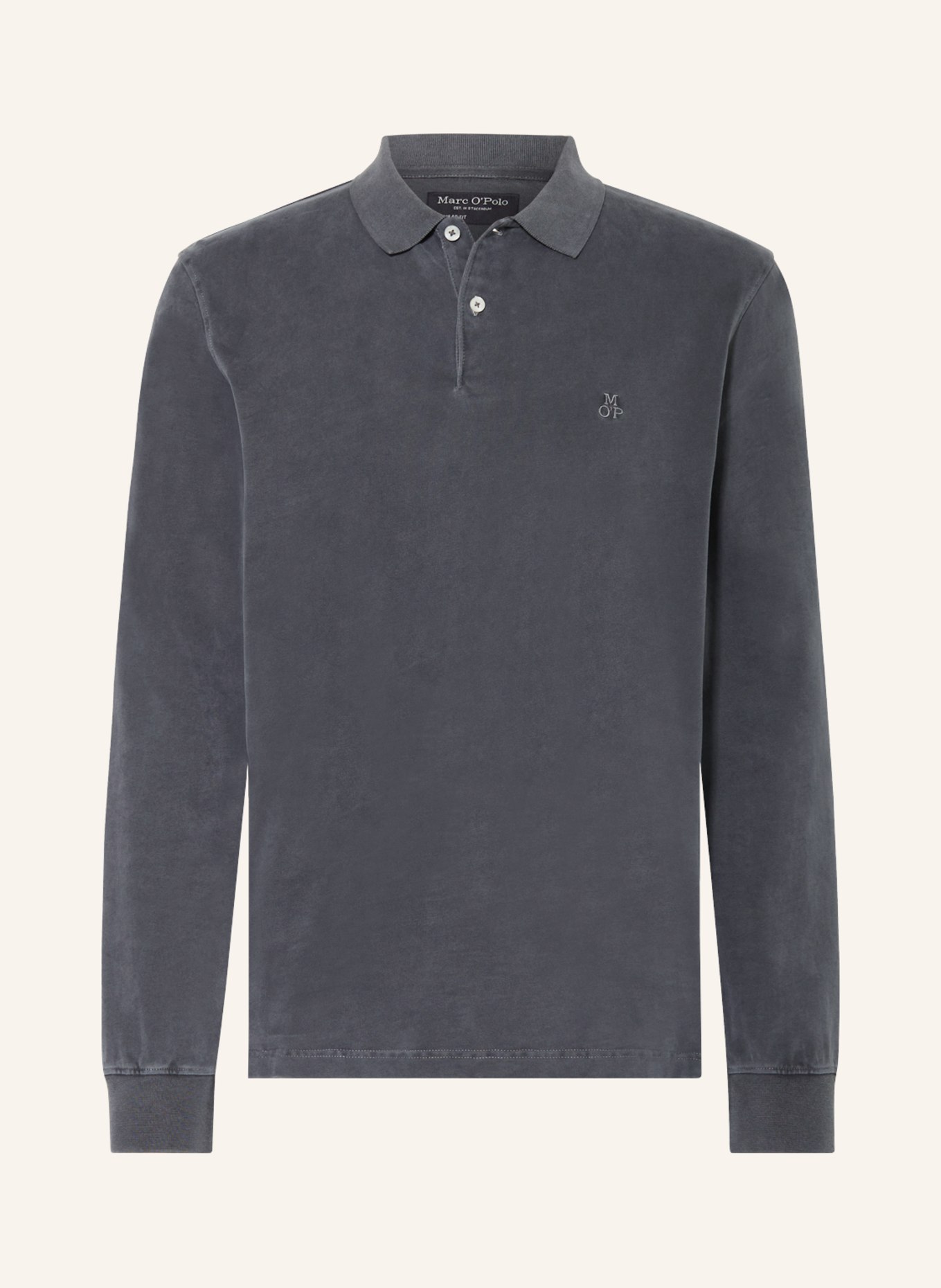 Marc O'Polo Sweat-Poloshirt Regular Fit, Farbe: GRAU (Bild 1)