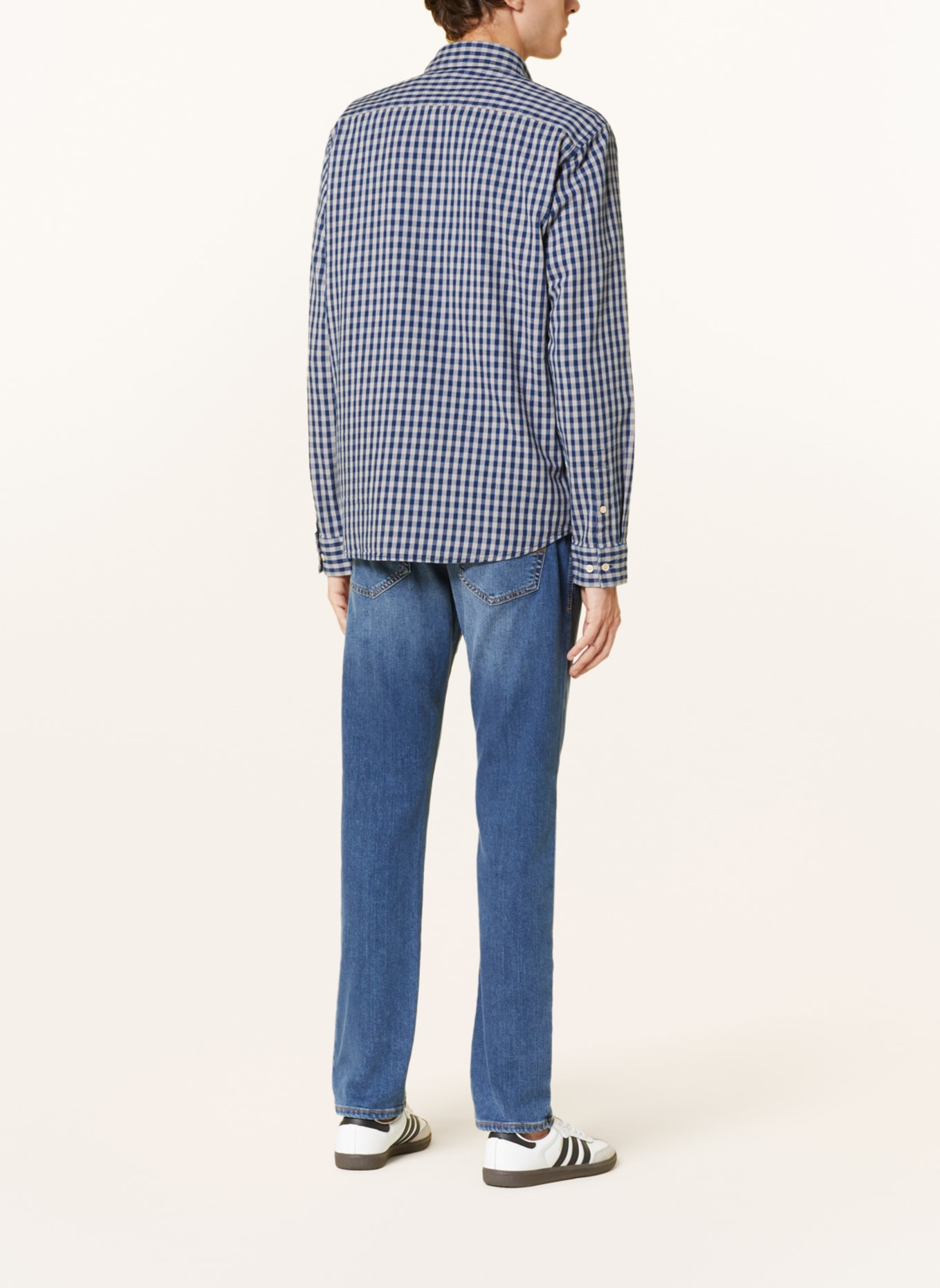 Marc O'Polo Shirt regular fit, Color: BEIGE/ BLACK/ BLUE (Image 3)