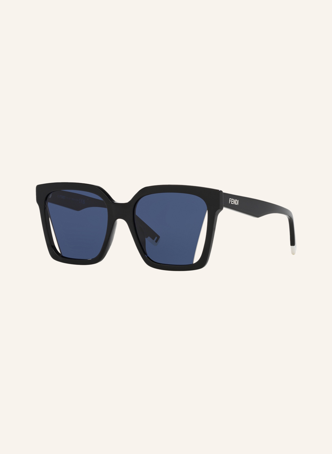 FENDI Sunglasses FN000667, Color: 1330B1 - BLACK/DARK BLUE (Image 1)