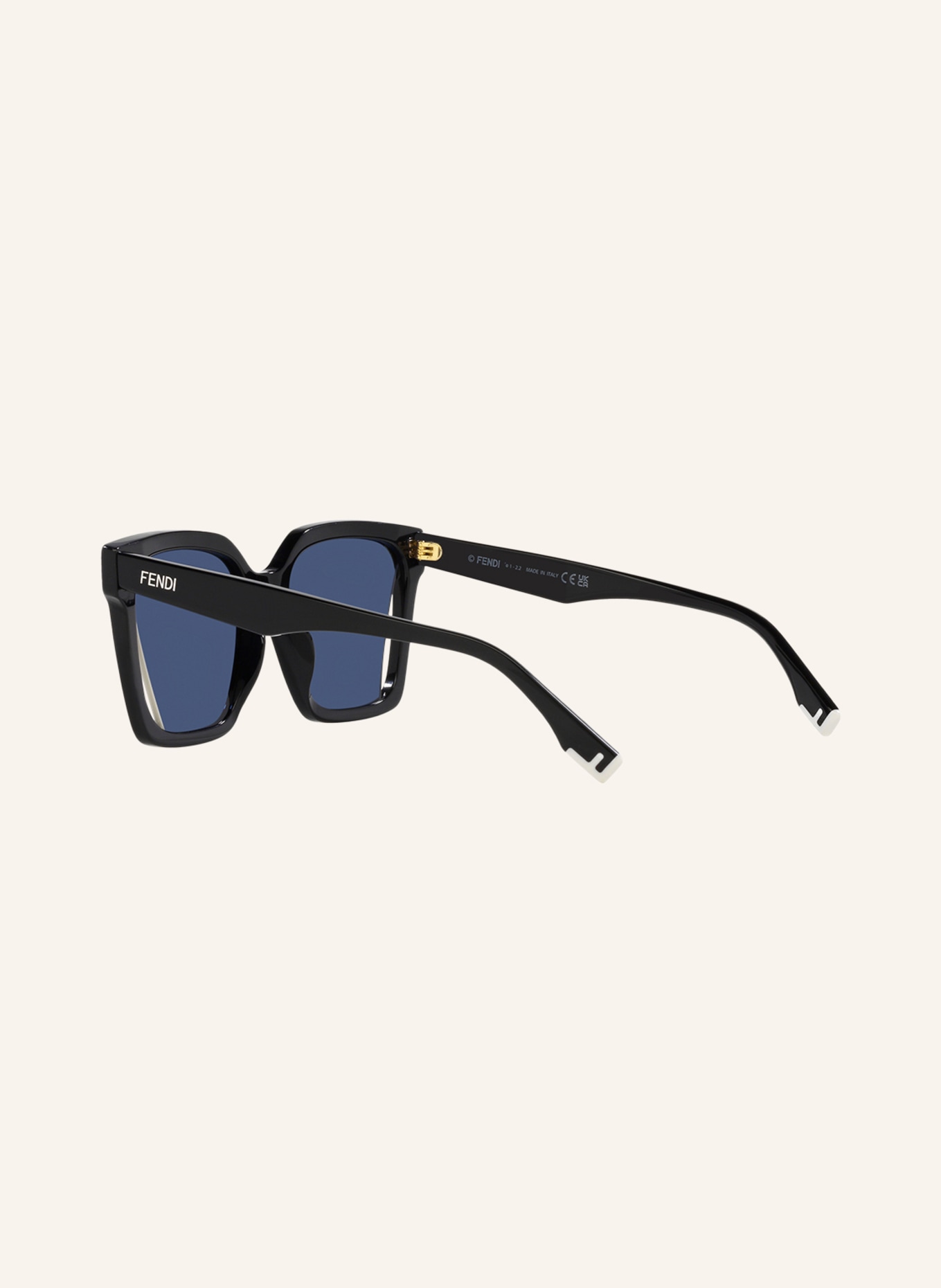 FENDI Sunglasses FN000667, Color: 1330B1 - BLACK/DARK BLUE (Image 4)