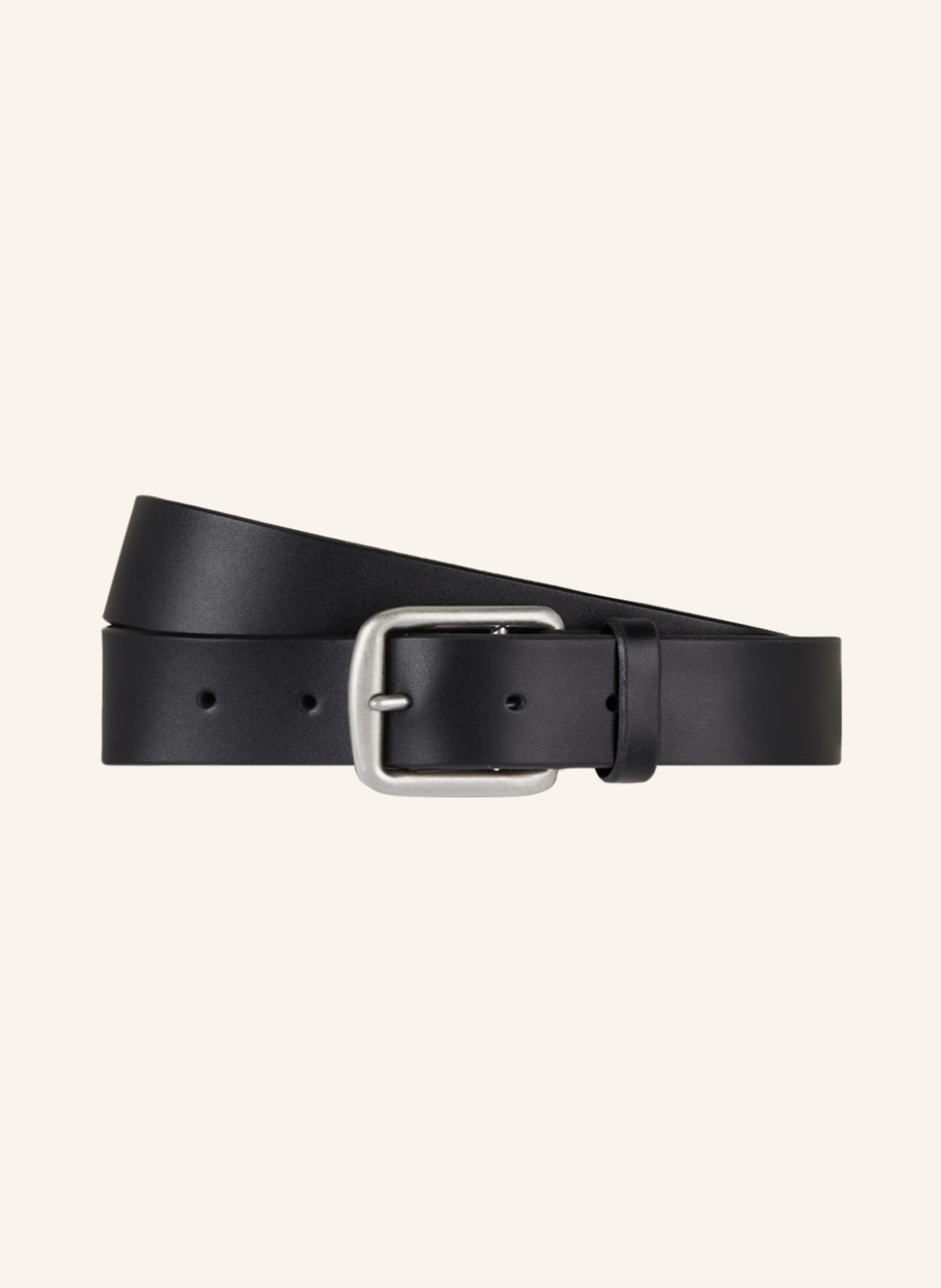 POLO RALPH LAUREN Leather belt, Color: BLACK (Image 1)