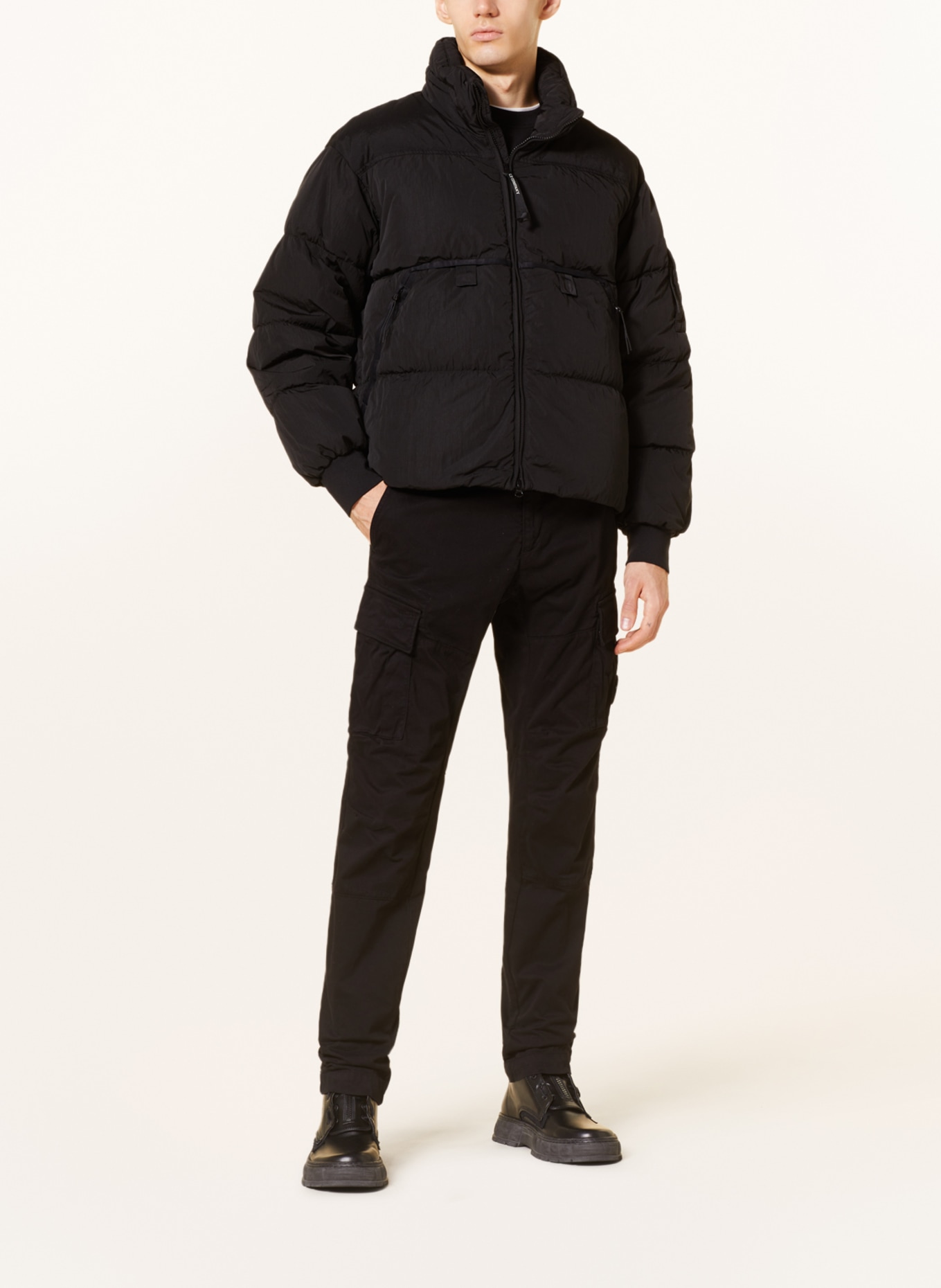 C.P. COMPANY Down jacket, Color: BLACK (Image 2)