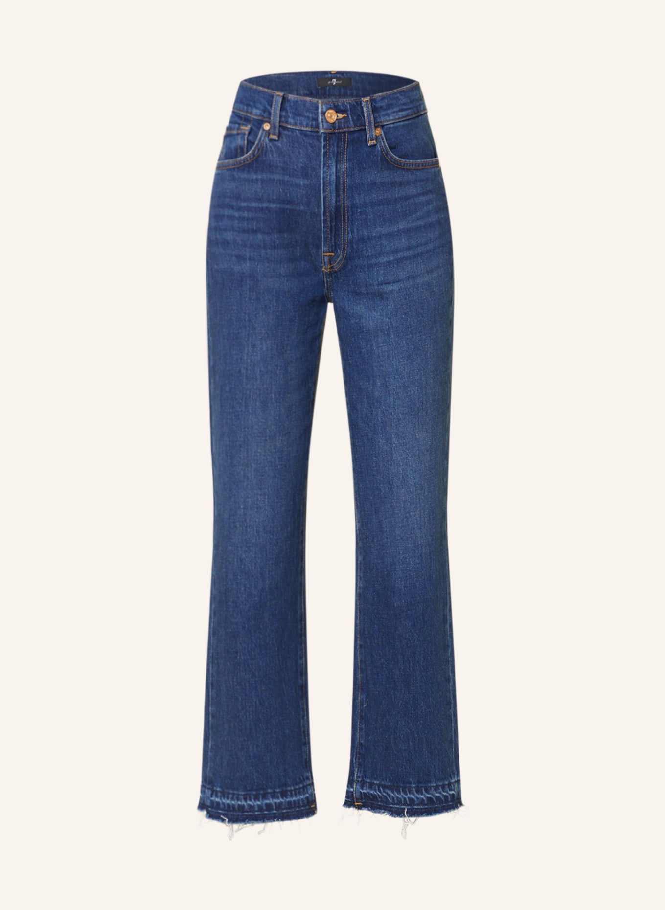 7 for all mankind Straight Jeans LOGAN, Color: BS MID BLUE (Image 1)