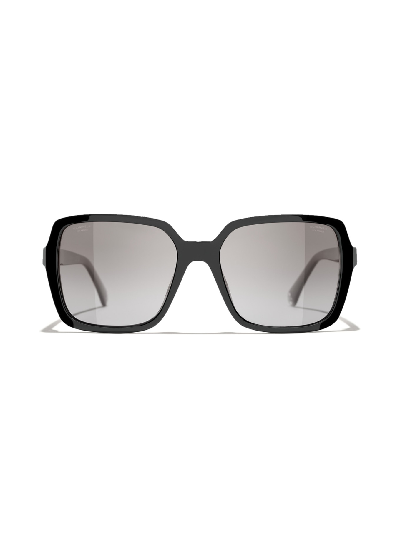 CHANEL Quadratische Sonnenbrille, Farbe: C622M3 - SCHWARZ/ GRAU POLARISIERT (Bild 2)