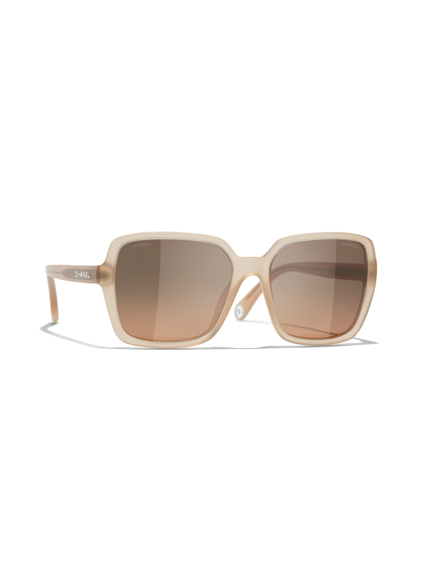 CHANEL Square sunglasses, Color: 173143 - BEIGE/ BROWN GRADIENT (Image 1)