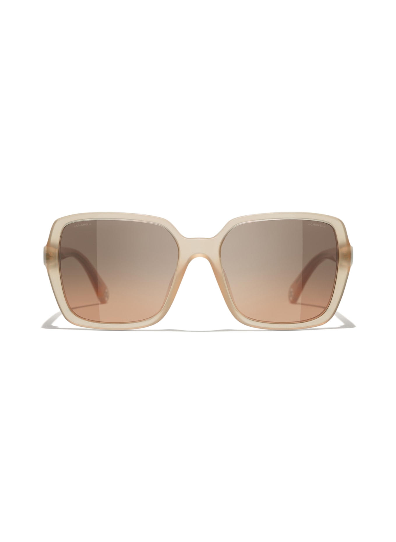 CHANEL Square sunglasses, Color: 173143 - BEIGE/ BROWN GRADIENT (Image 2)
