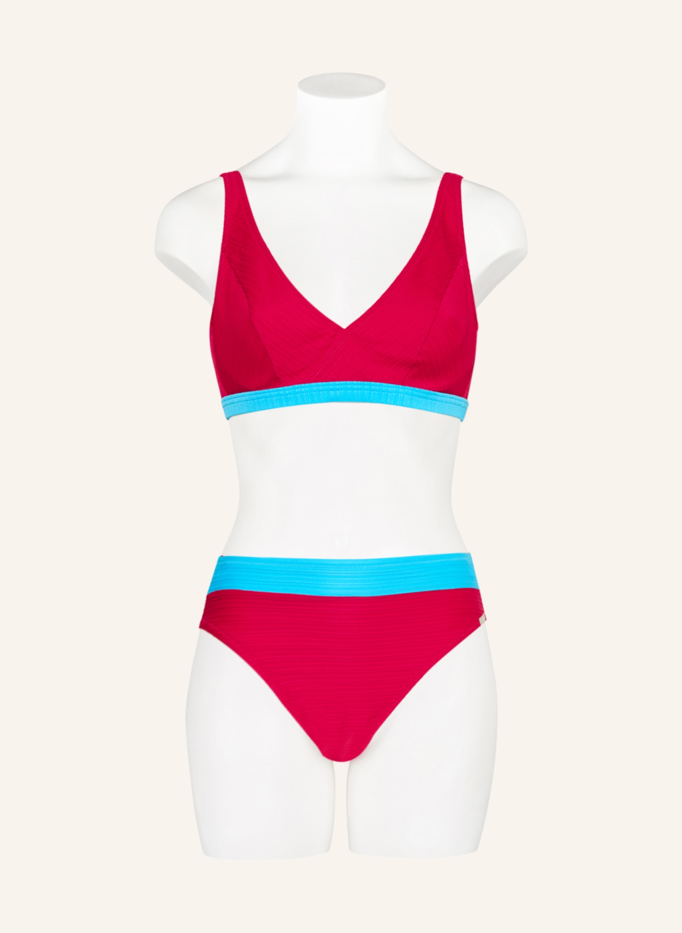 Lidea Bügel-Bikini-Top INTENSE EMOTION, Farbe: PINK/ HELLBLAU (Bild 2)