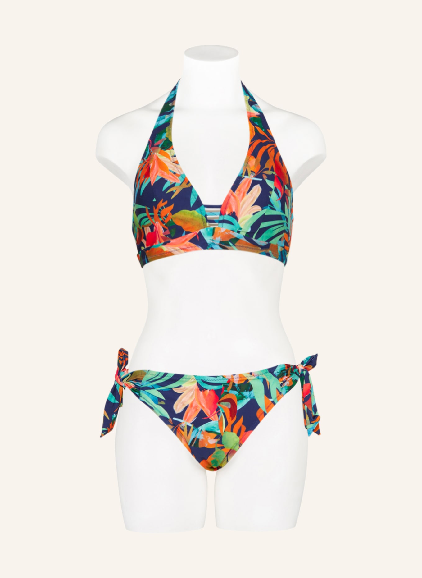 Lidea Triangel-Bikini-Hose SEA BLUES, Farbe: DUNKELBLAU/ GRÜN/ ORANGE (Bild 2)