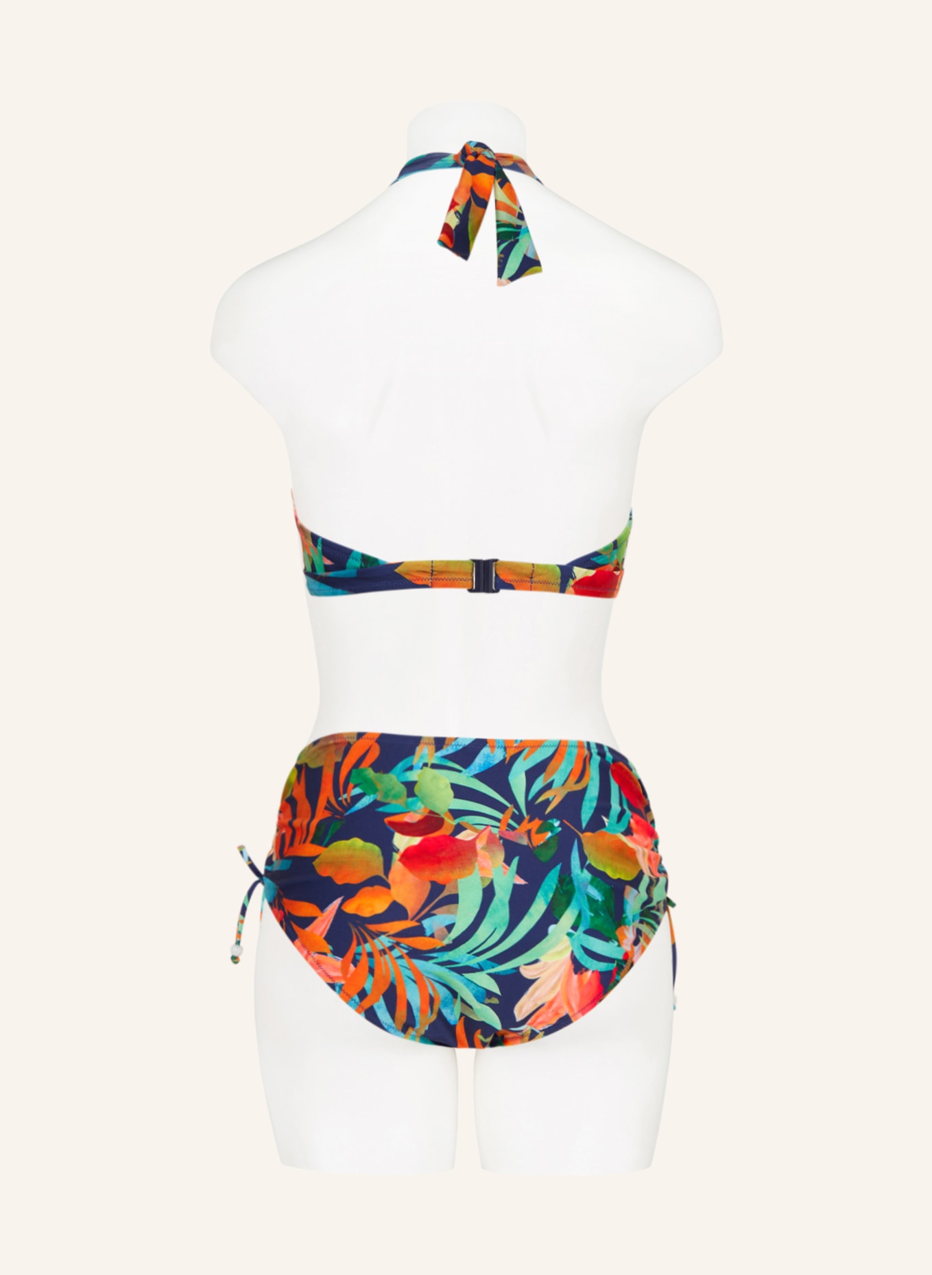 Lidea Neckholder-Bikini-Top SEA BLUES, Farbe: BLAU/ ORANGE/ GRÜN (Bild 3)