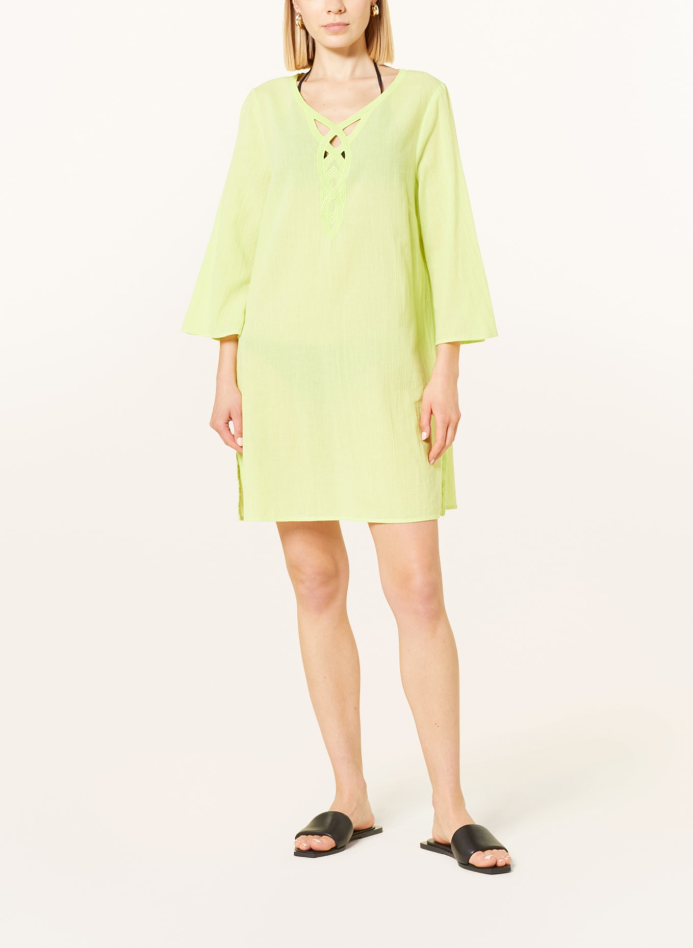 Charmline Tunic MIDNIGHT SOUNDS, Color: YELLOW (Image 2)