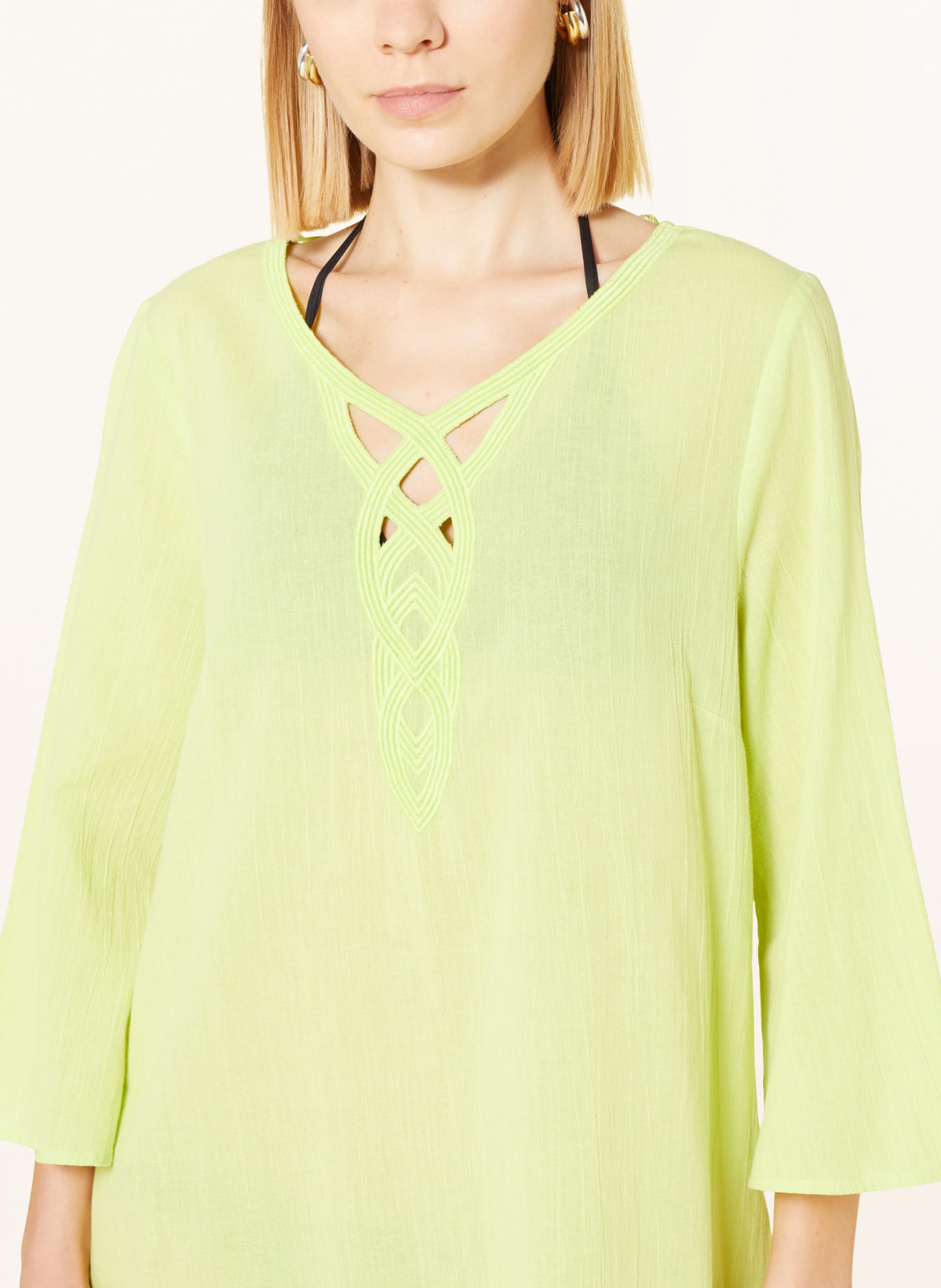 Charmline Tunic MIDNIGHT SOUNDS, Color: YELLOW (Image 4)