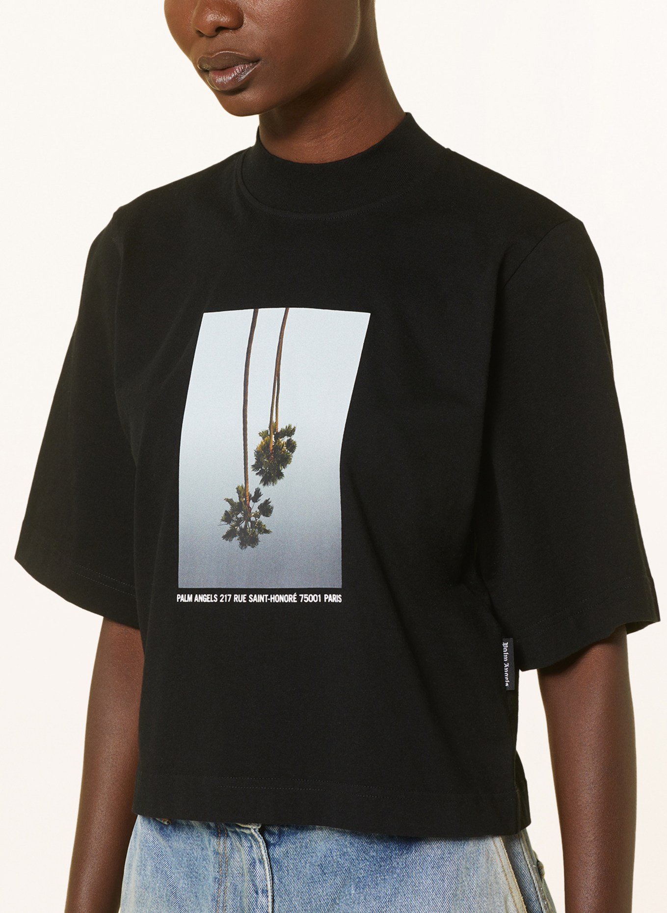 Palm Angels T-shirt, Kolor: CZARNY (Obrazek 4)