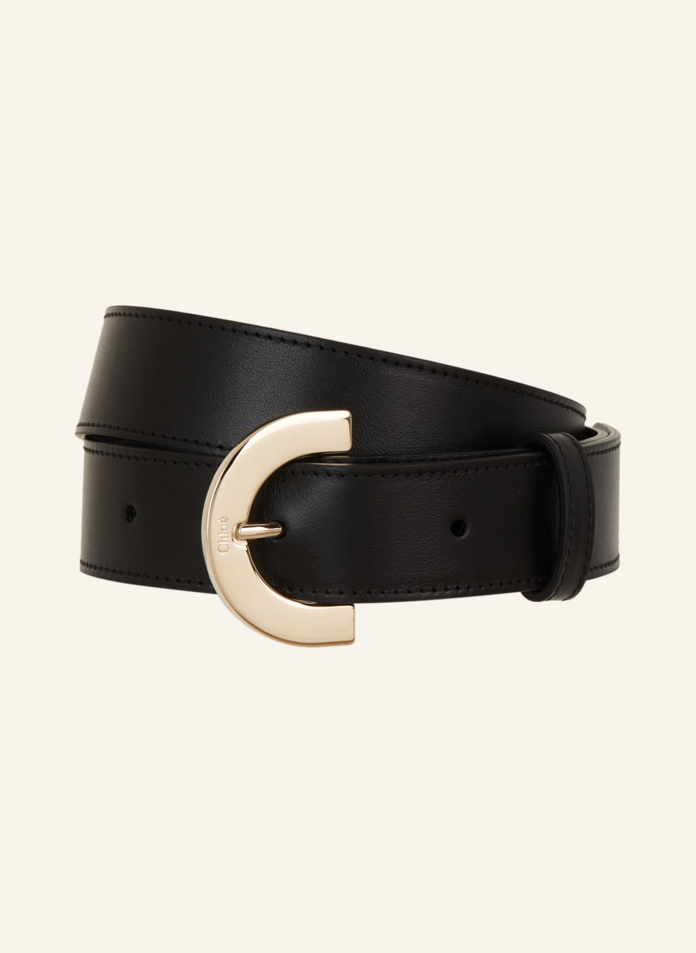 Chloé Leather belt, Color: BLACK (Image 1)