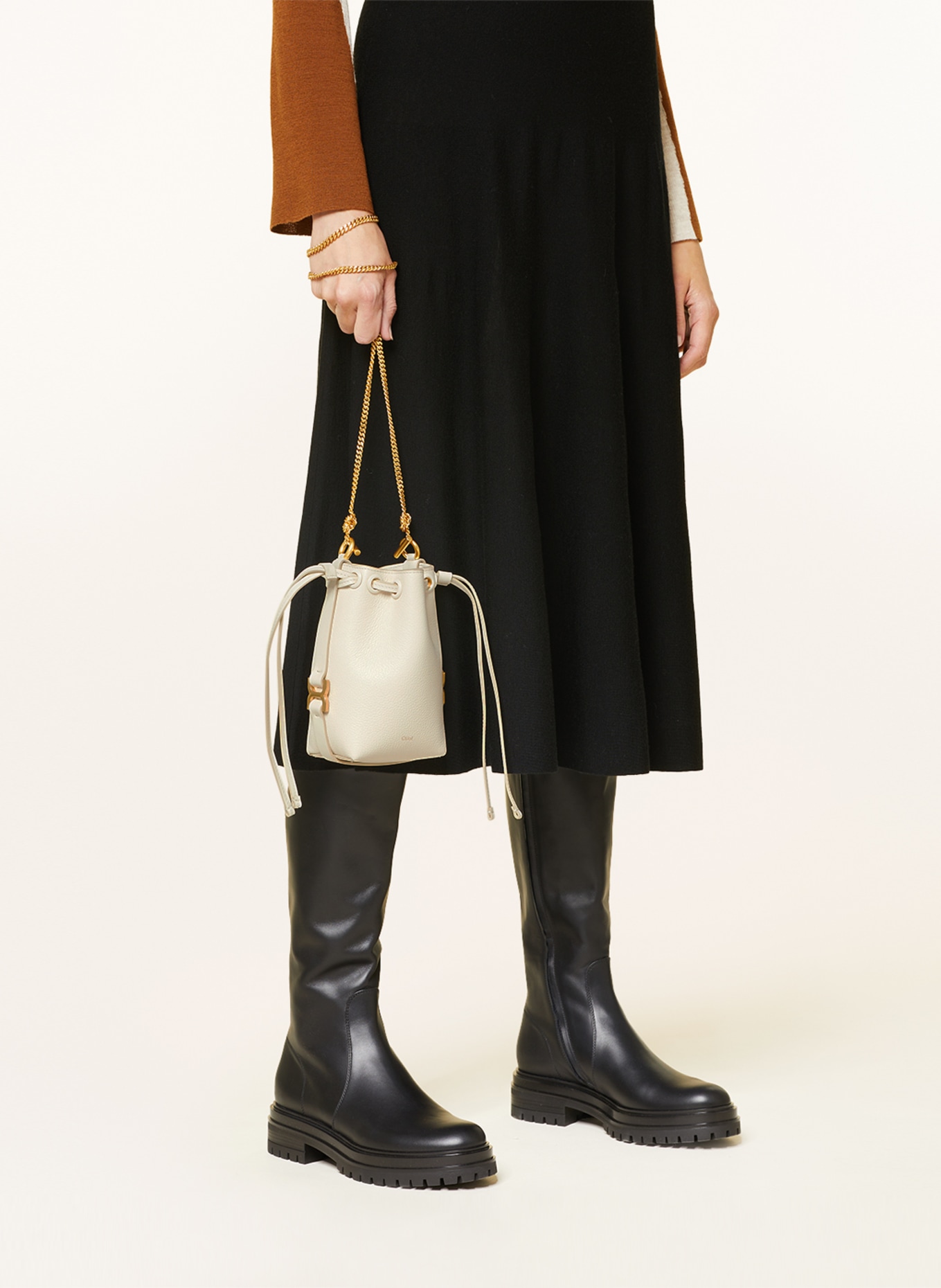 Chloé Pouch bag MARCIE, Color: MISTY IVORY (Image 4)