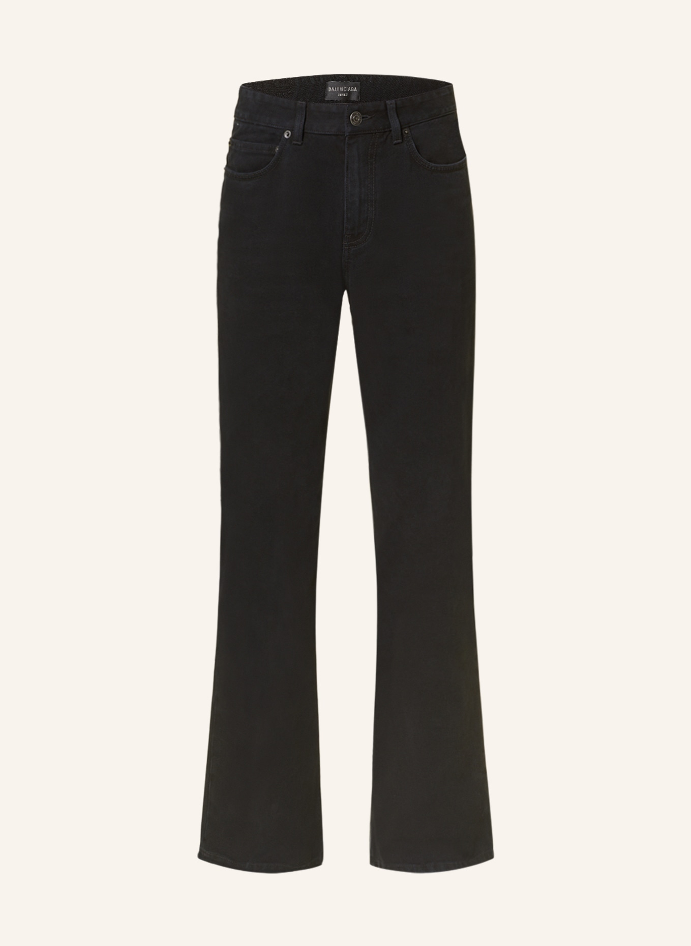 BALENCIAGA Bootcut Jeans Regular Fit, Farbe: 1700 PEACH PITCH BLACK (Bild 1)