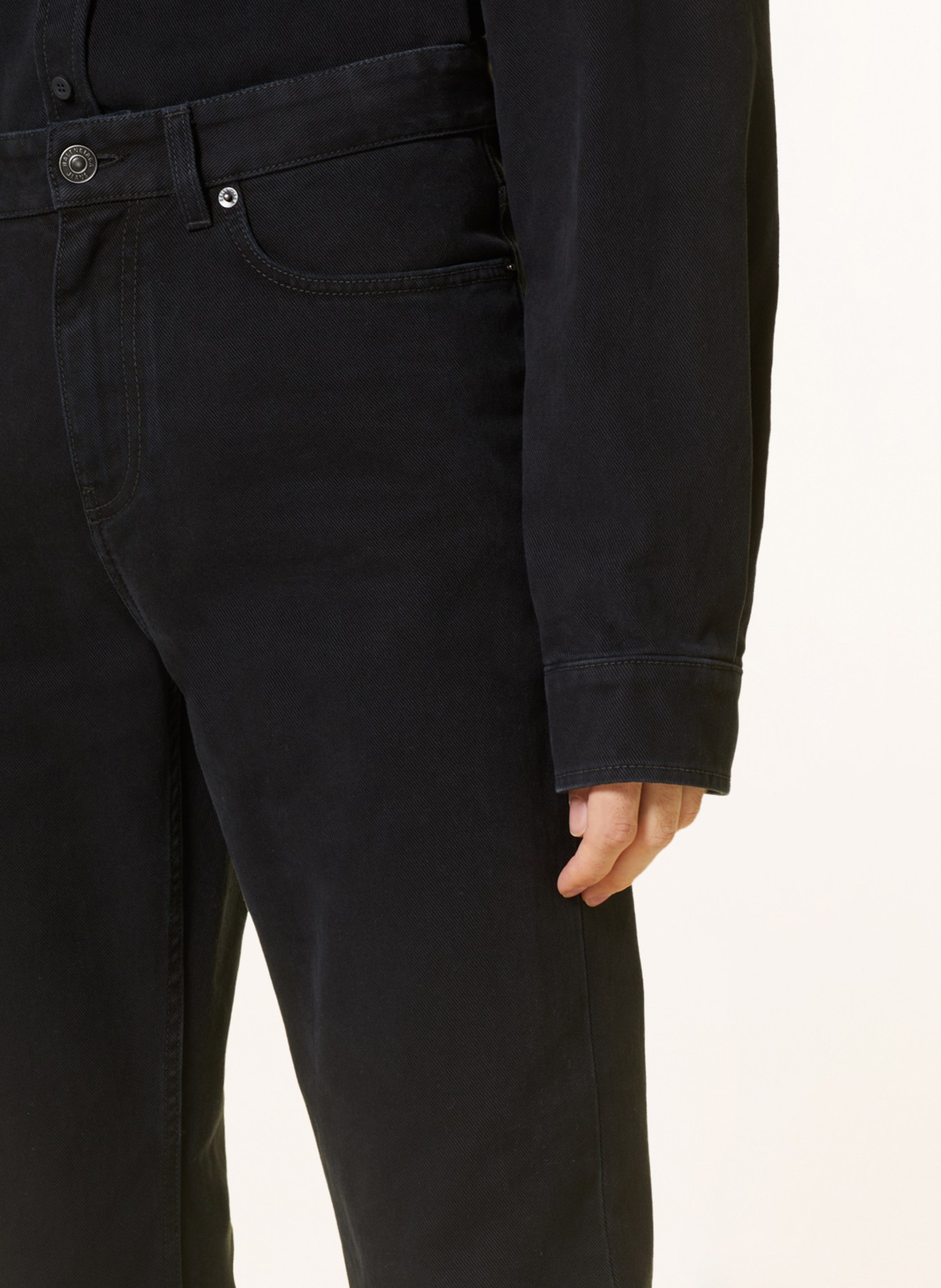 BALENCIAGA Bootcut Jeans Regular Fit, Farbe: 1700 PEACH PITCH BLACK (Bild 5)
