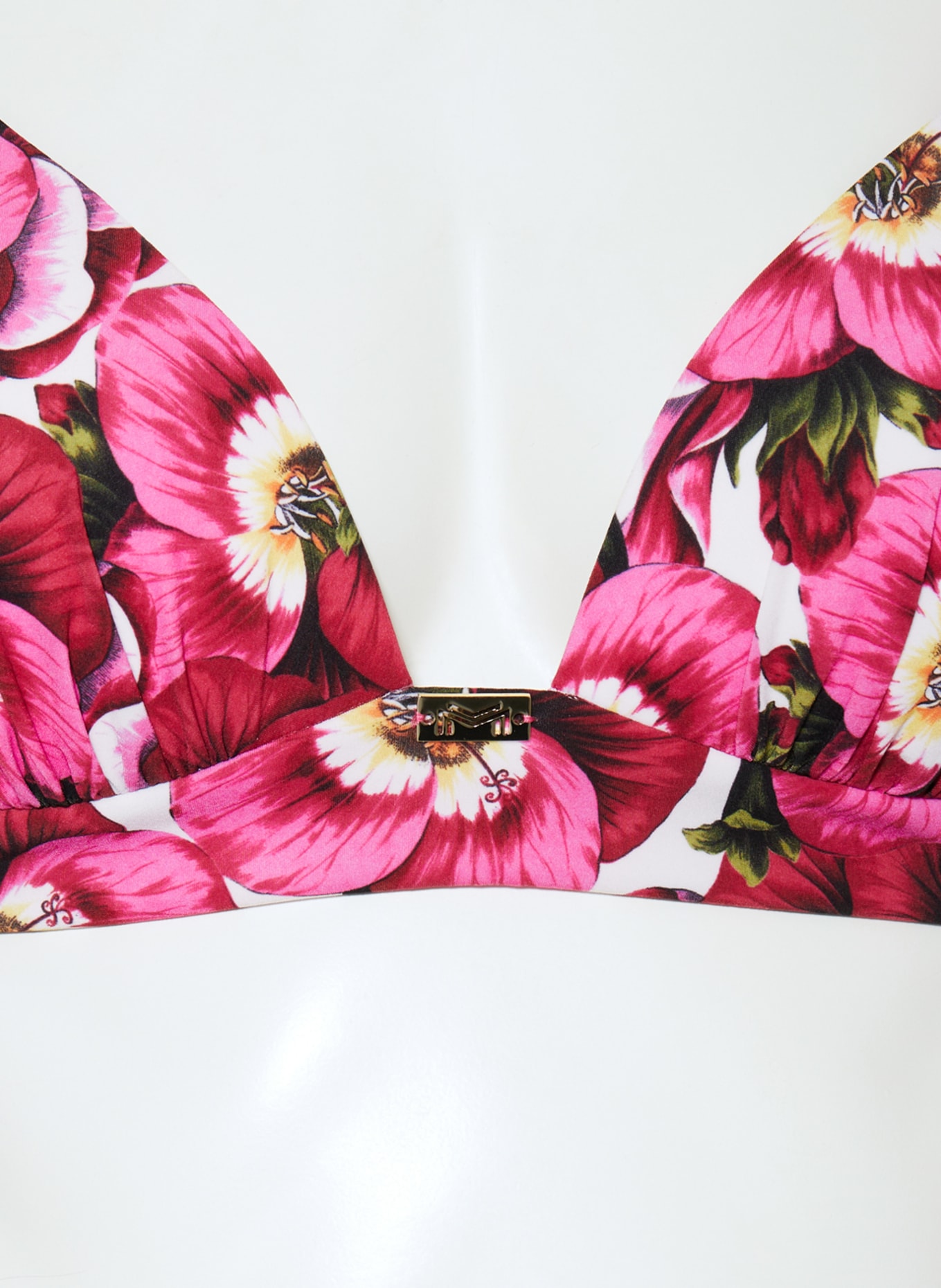 MARYAN MEHLHORN Bralette bikini top REVELATION, Color: PINK/ WHITE (Image 4)
