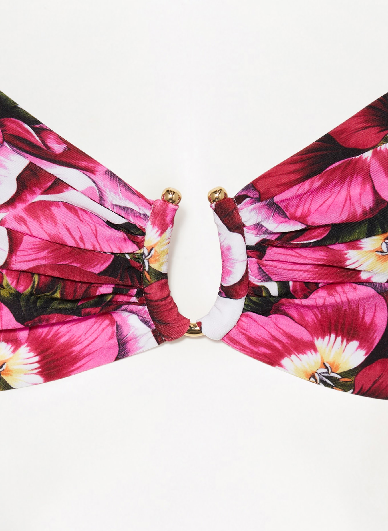 MARYAN MEHLHORN Underwired bikini top REVELATION, Color: PINK/ WHITE (Image 4)