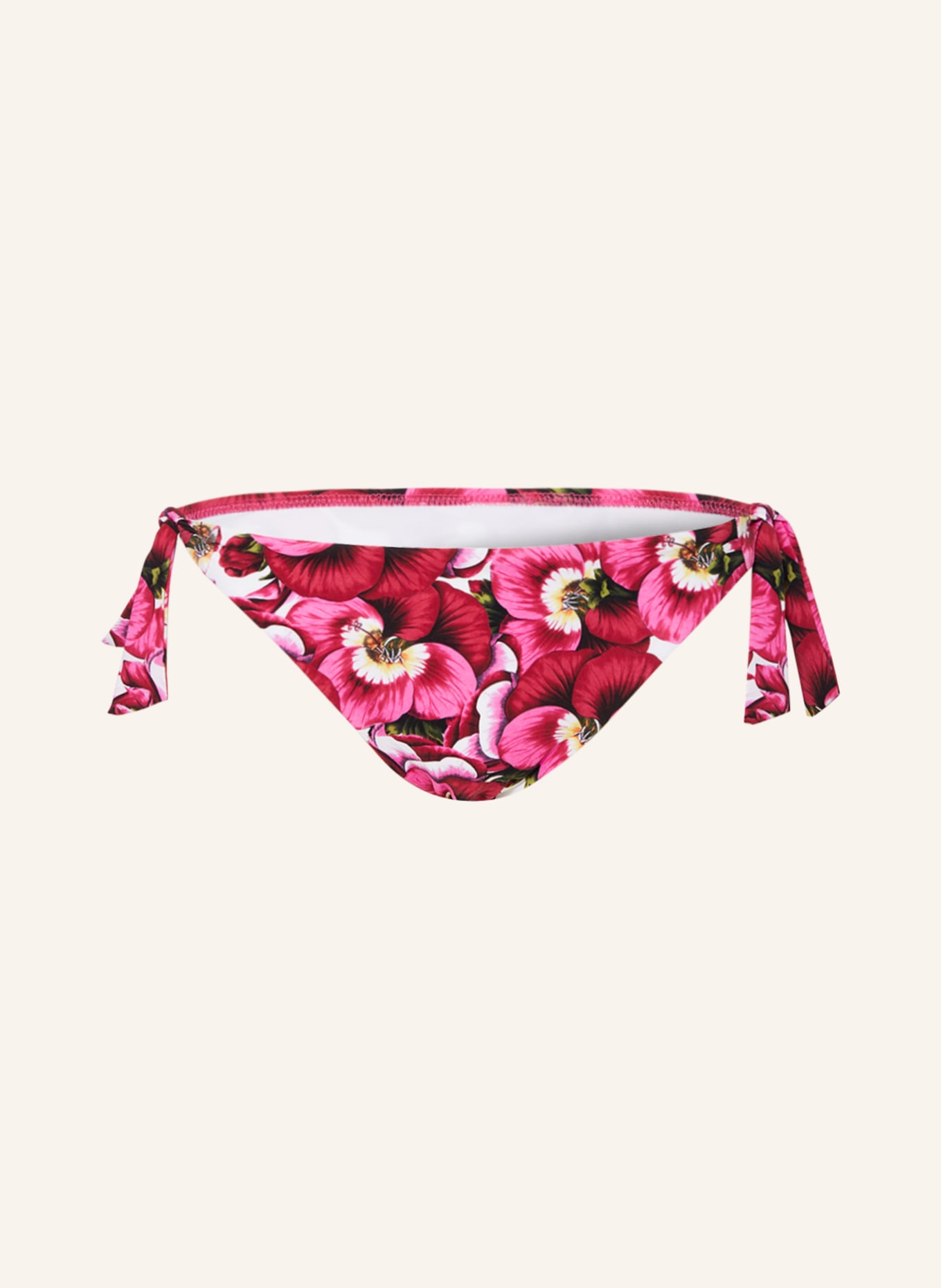 MARYAN MEHLHORN Triangel-Bikini-Hose REVELATION, Farbe: PINK/ WEISS (Bild 1)