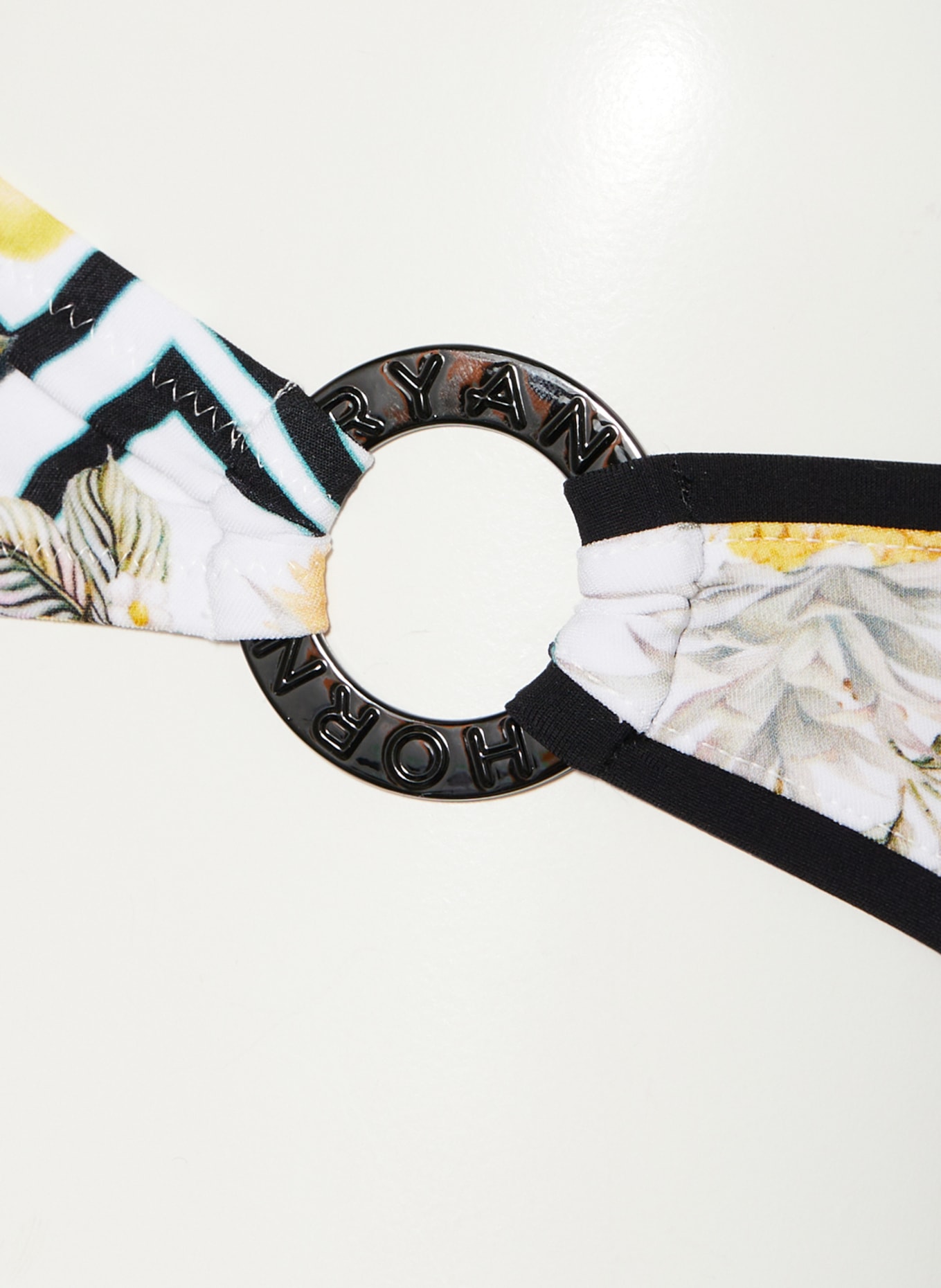 MARYAN MEHLHORN Basic bikini bottoms SCENERY, Color: WHITE/ BLACK (Image 4)