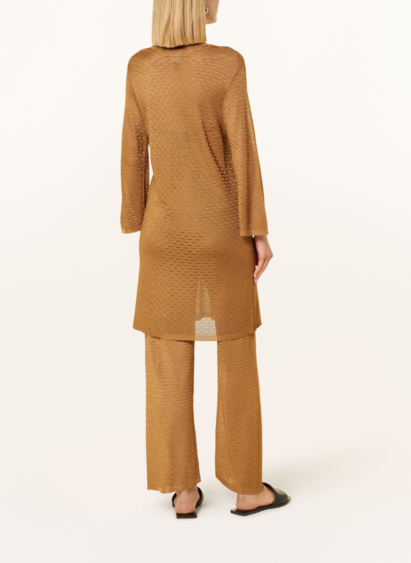 MARYAN MEHLHORN Knit trousers PERCEPTIONS, Color: CAMEL (Image 3)