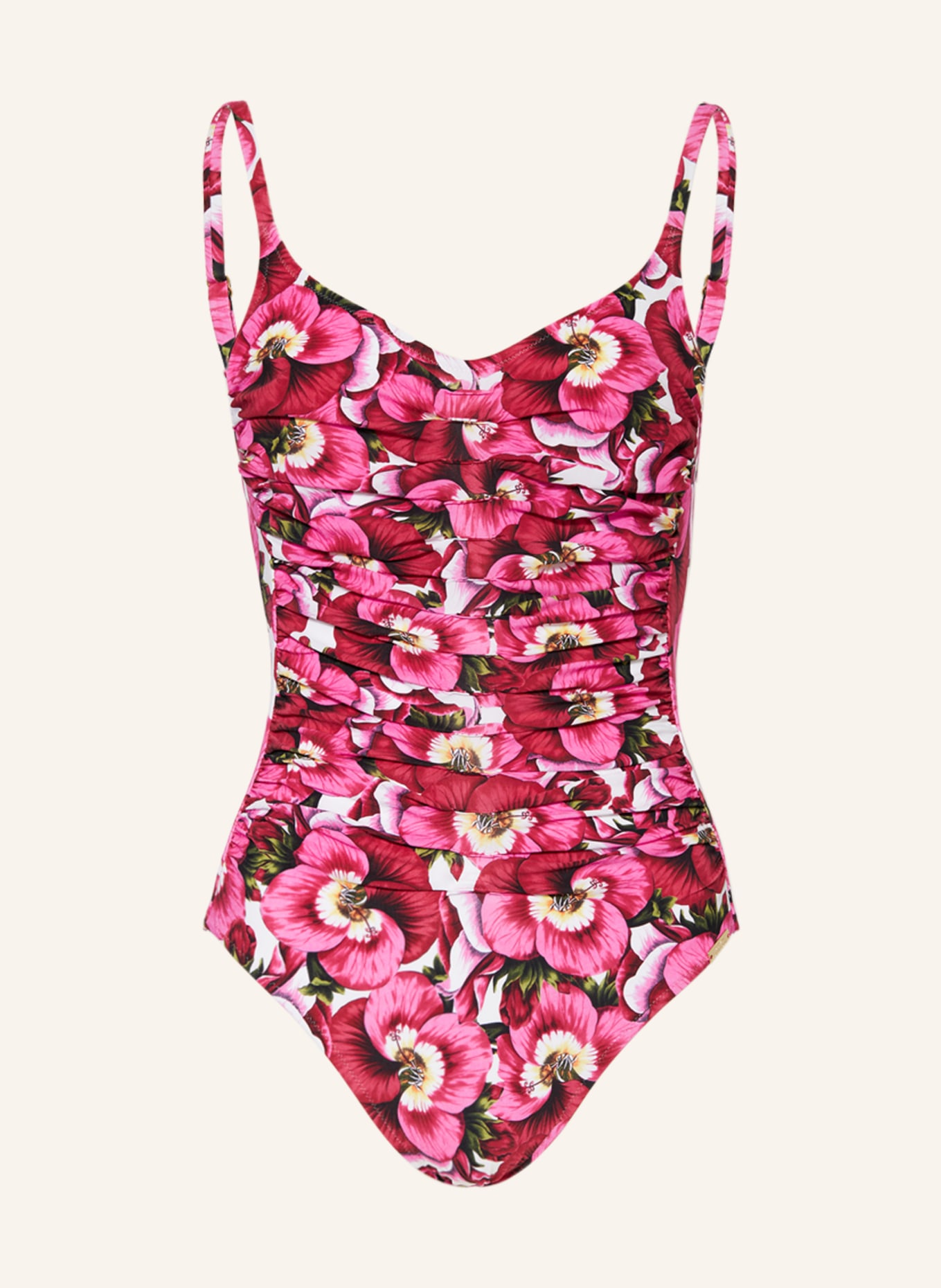 MARYAN MEHLHORN Underwire swimsuit REVELATION, Color: PINK/ WHITE (Image 1)