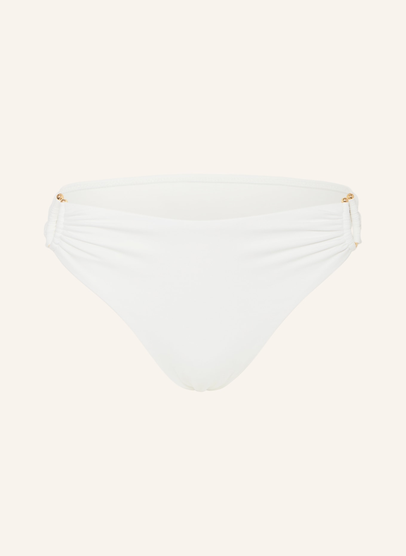 MARYAN MEHLHORN High-waist bikini bottoms THE WHITE COLLECTION, Color: WHITE (Image 1)