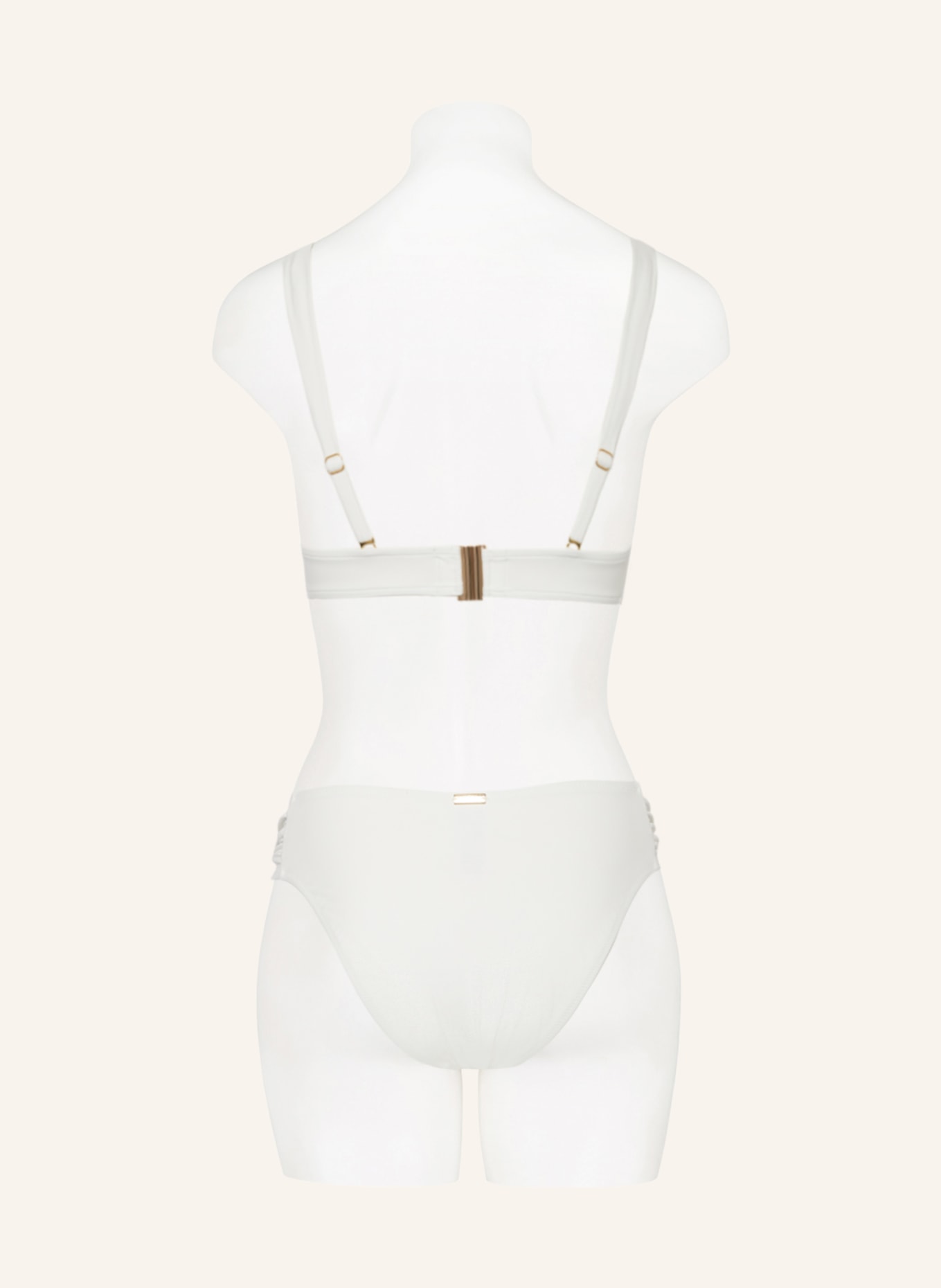MARYAN MEHLHORN Bralette bikini top THE WHITE COLLECTION, Color: WHITE (Image 3)
