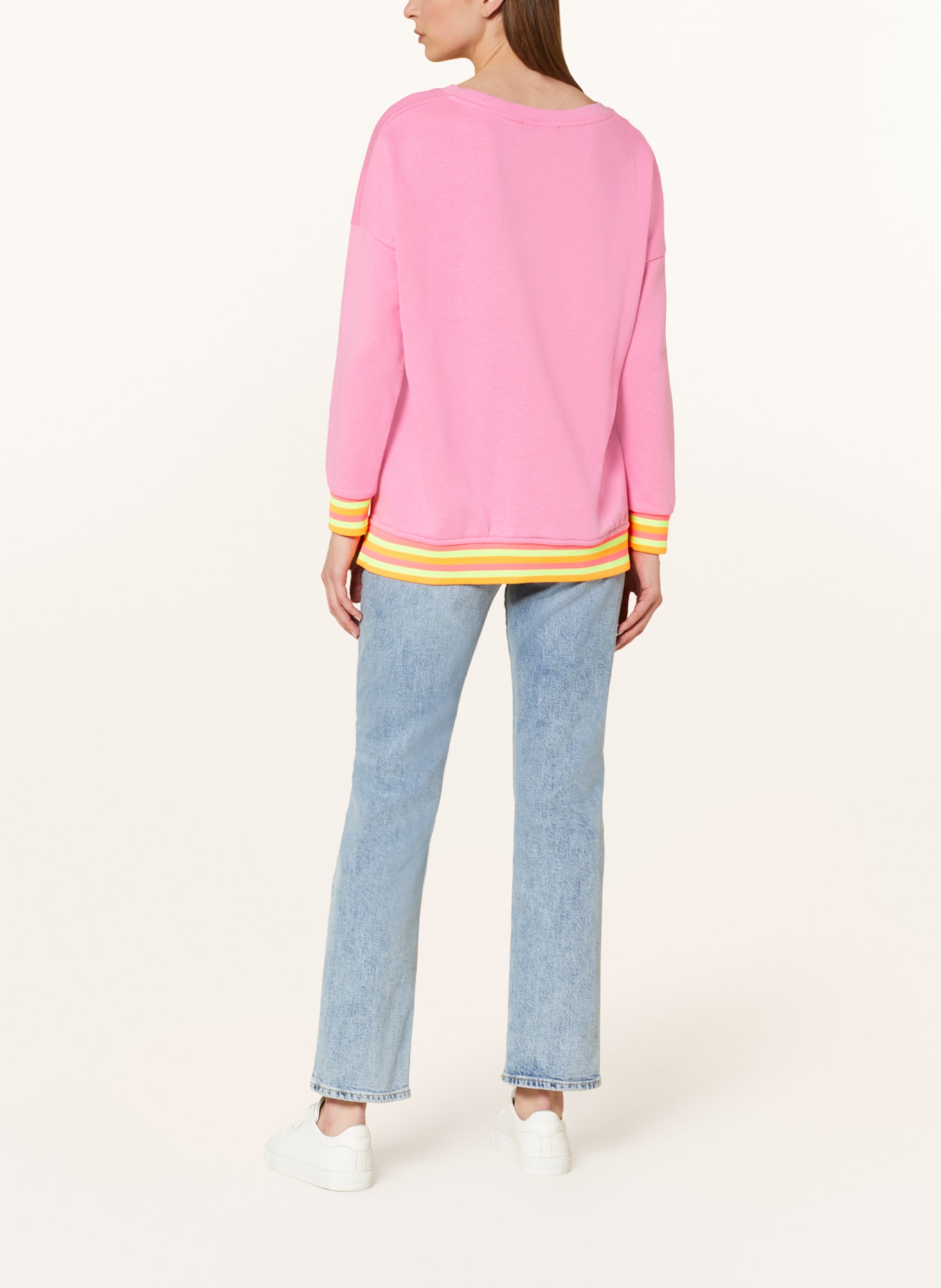 miss goodlife Sweatshirt, Color: PINK/ NEON YELLOW/ NEON PINK (Image 3)