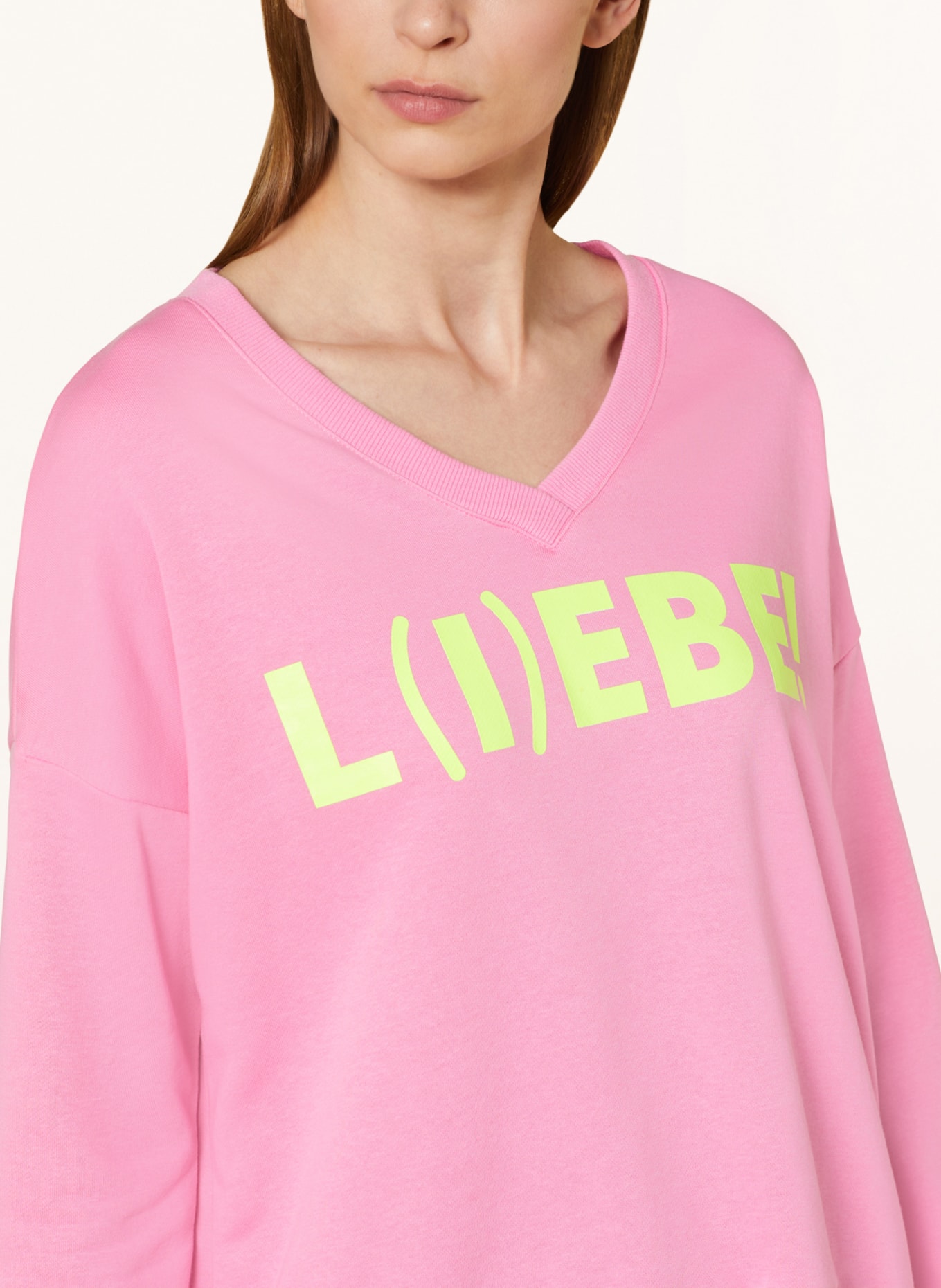 miss goodlife Sweatshirt, Color: PINK/ NEON YELLOW/ NEON PINK (Image 4)