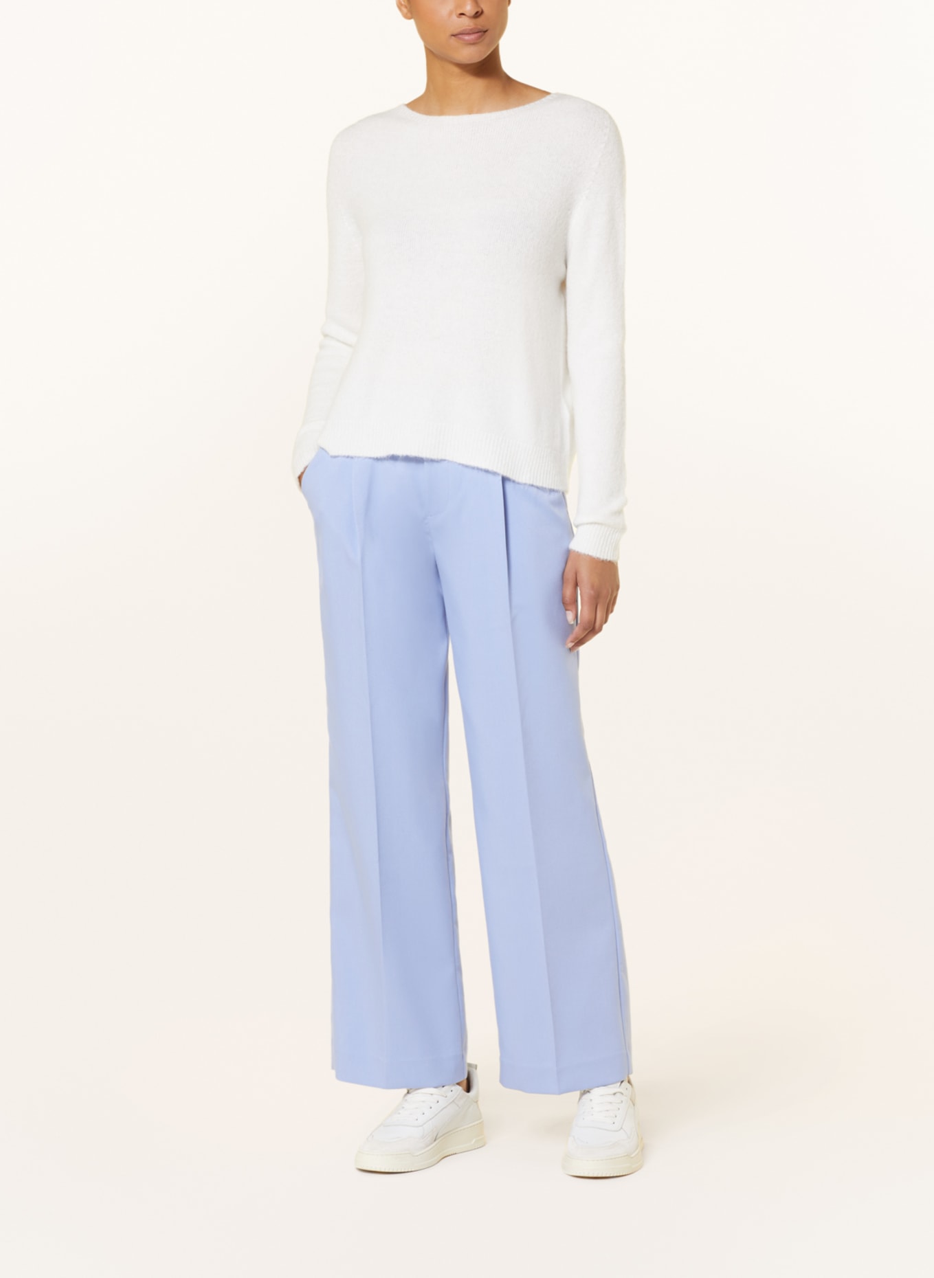 Rich & Royal Pullover: ECRU