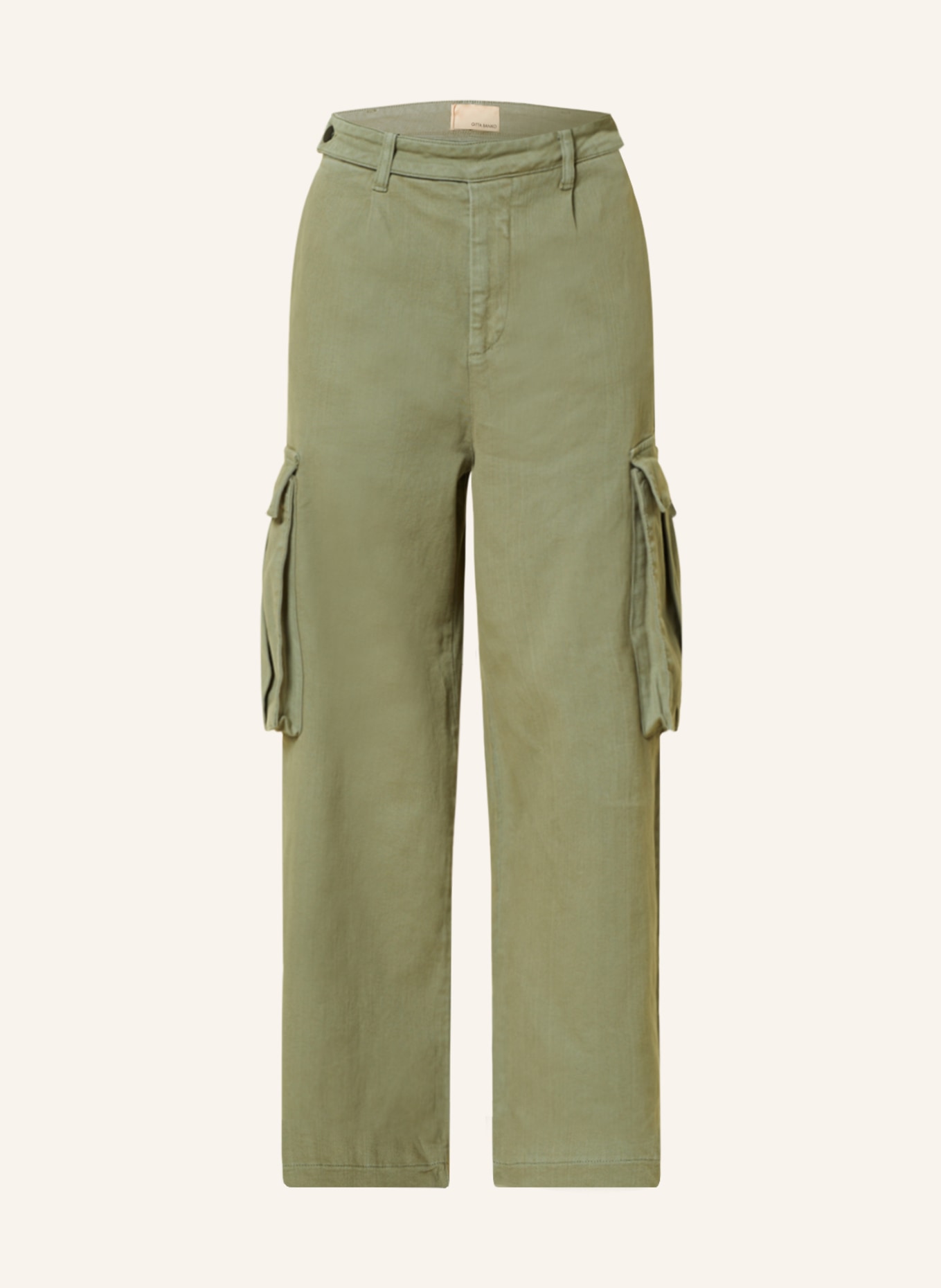 GITTA BANKO Cargo pants, Color: OLIVE (Image 1)
