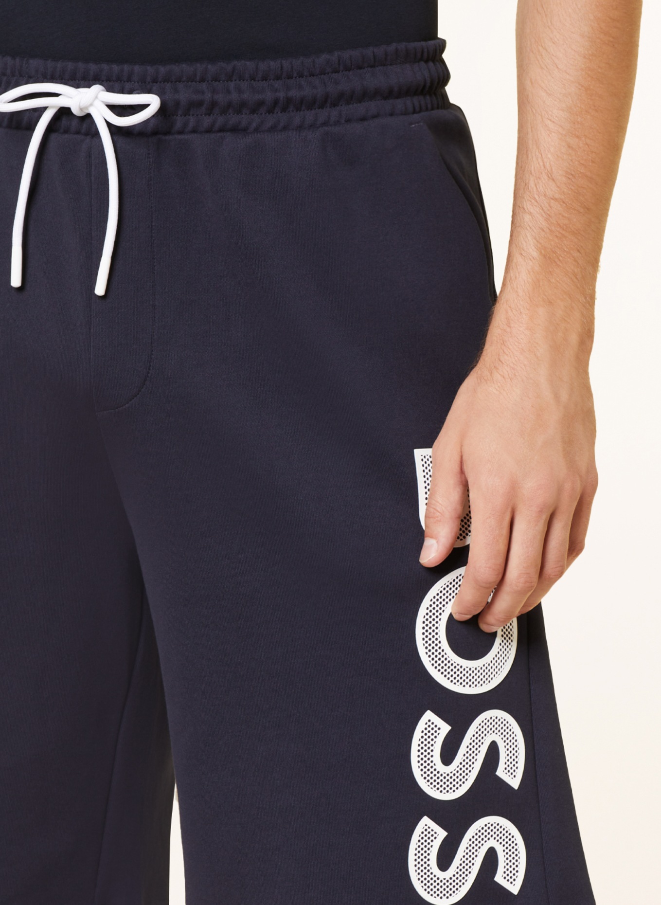 BOSS Shorts HEOS, Farbe: DUNKELBLAU/ WEISS (Bild 5)