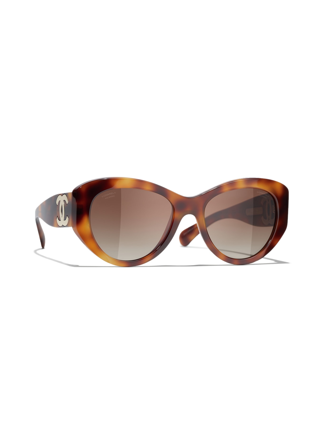 CHANEL Cat-eye shaped sunglasses: 1295S9 - HAVANA/ BROWN GRADIENT