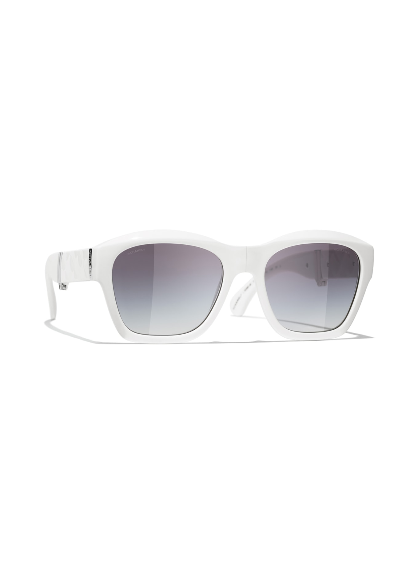CHANEL Square sunglasses, Color: C716S6 - WHITE/ GRAY GRADIENT (Image 1)