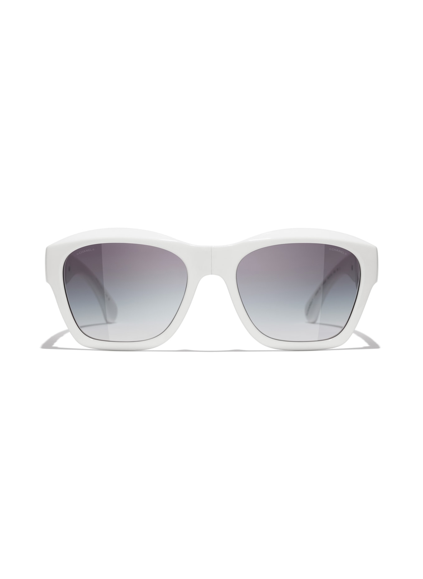 CHANEL Square sunglasses, Color: C716S6 - WHITE/ GRAY GRADIENT (Image 2)
