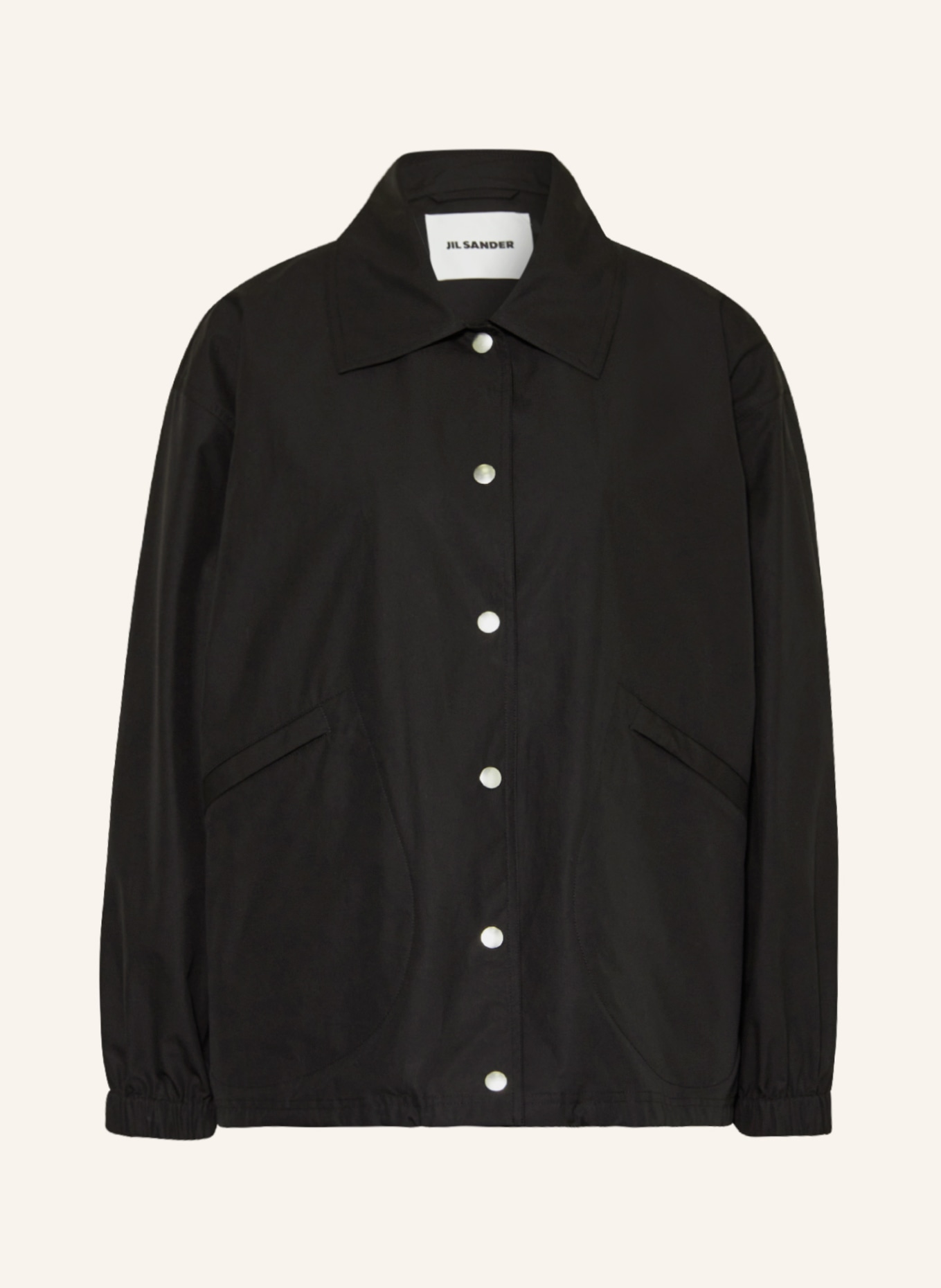 JIL SANDER Overshirt, Color: BLACK (Image 1)