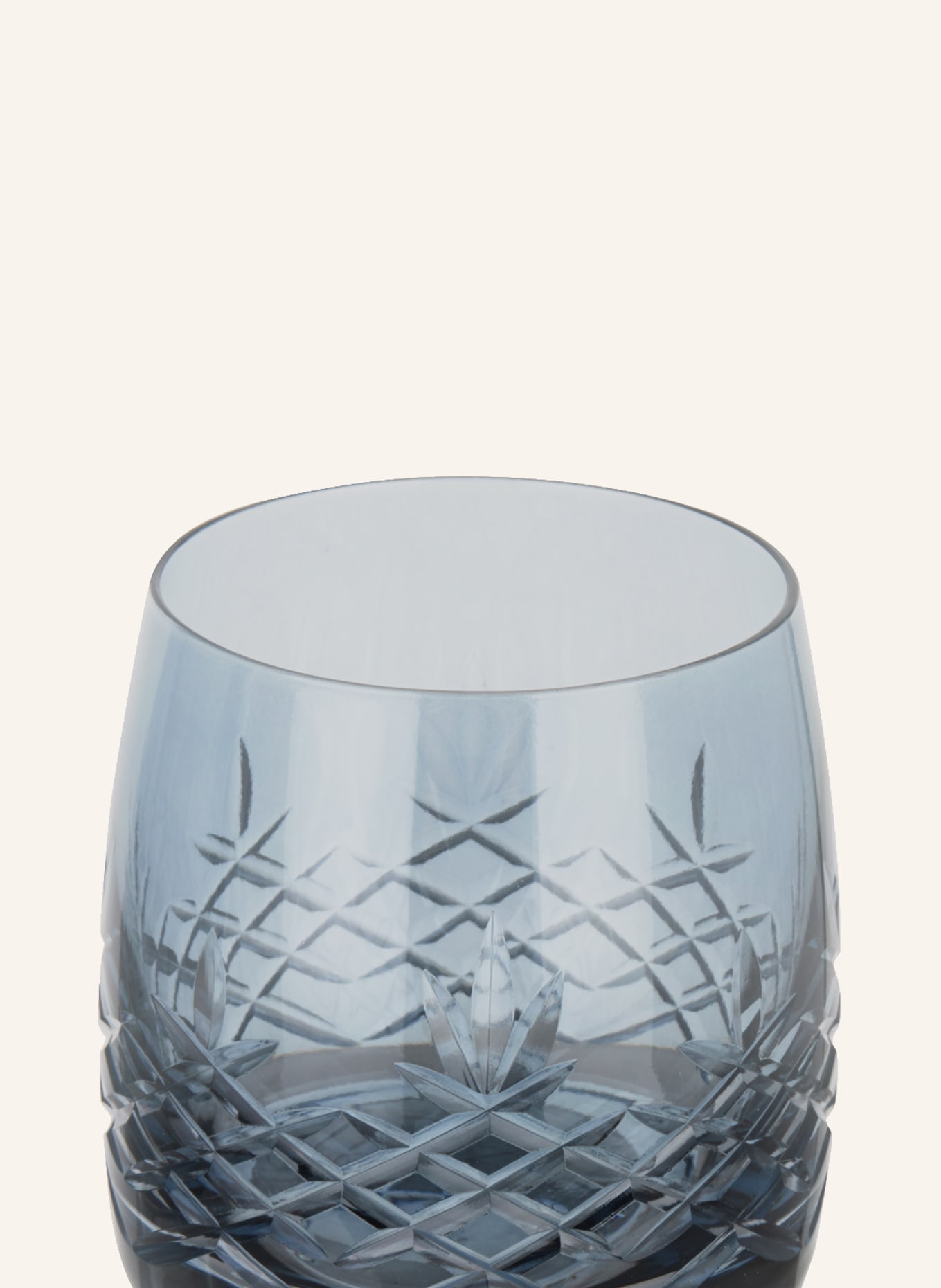 FREDERIK BAGGER Set of 2 drinking glasses CRISPY CITRINE AQUA, Color: BLUE (Image 2)