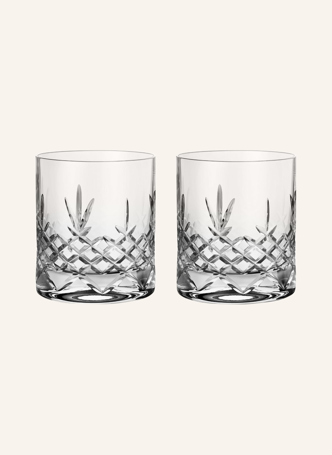 FREDERIK BAGGER Set of 2 drinking glasses CRISPY LOWBALL CITRINE, Color: BROWN (Image 1)