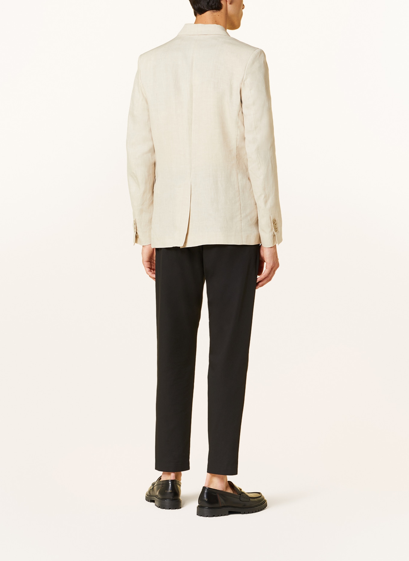 COS Linen blazer slim fit, Color: BEIGE (Image 3)
